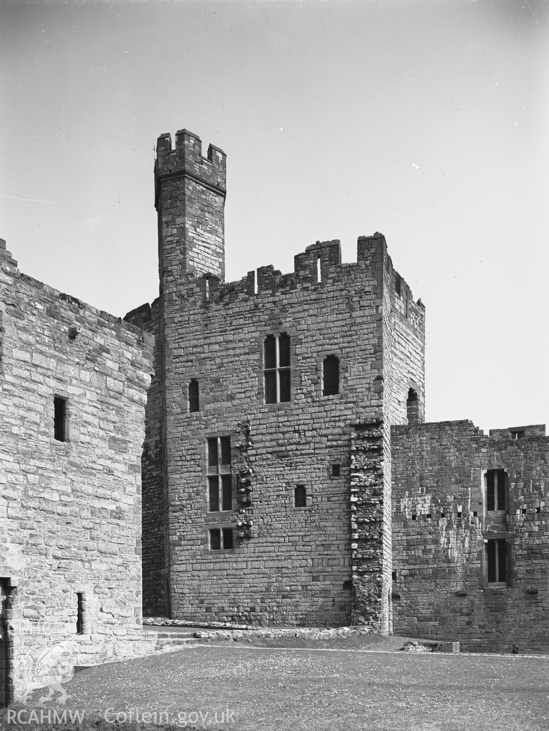 The Chamberlain Tower on the inner bailey.