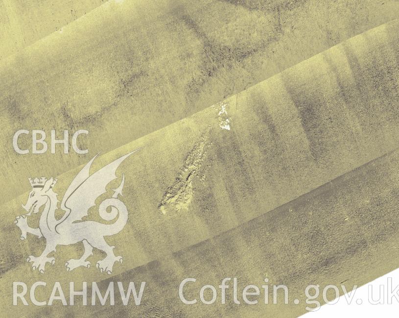 Side scan sonar image of an unnamed wreck gathered by Wessex Archaeology, Report Ref: 53111.02, figure48, WAID 7180