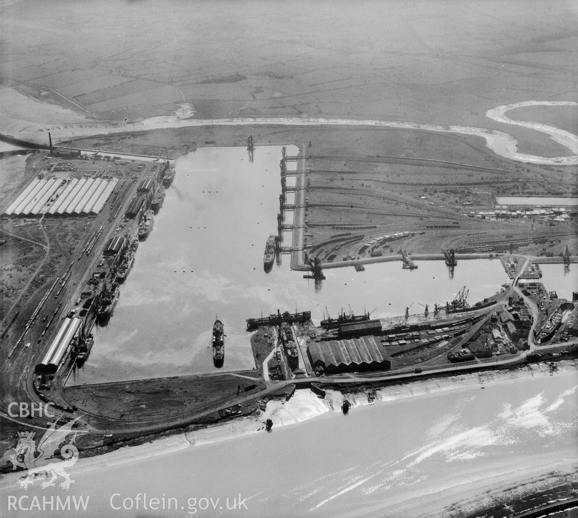 View of Newport Docks
