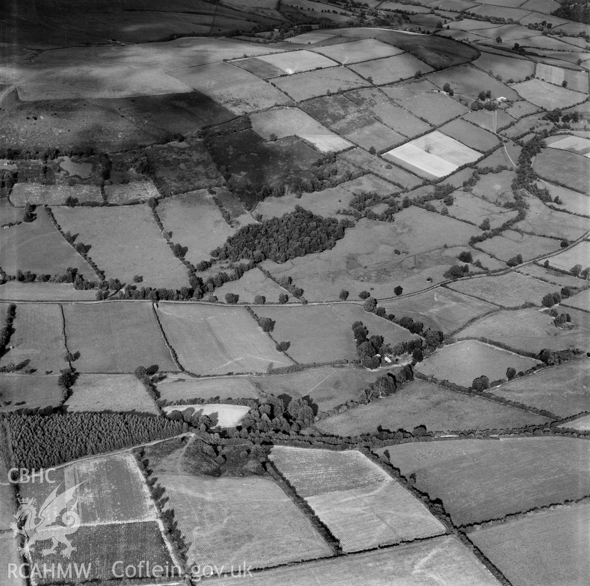 Distant view of Rodd & the Lugg Valley