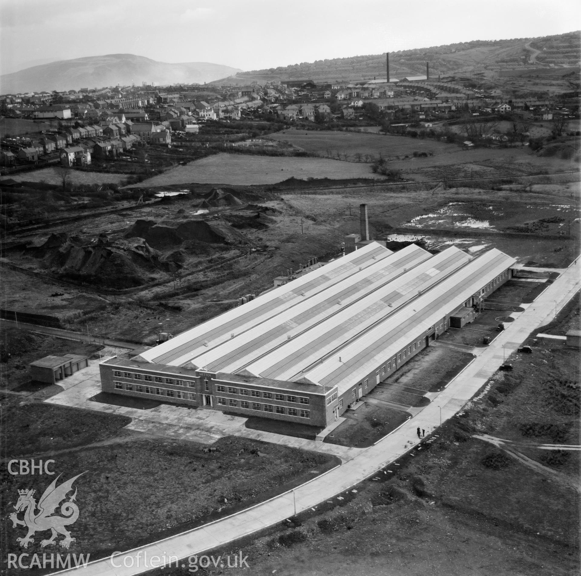 View of Mettoy factory, Fforestfach showing building 'W'