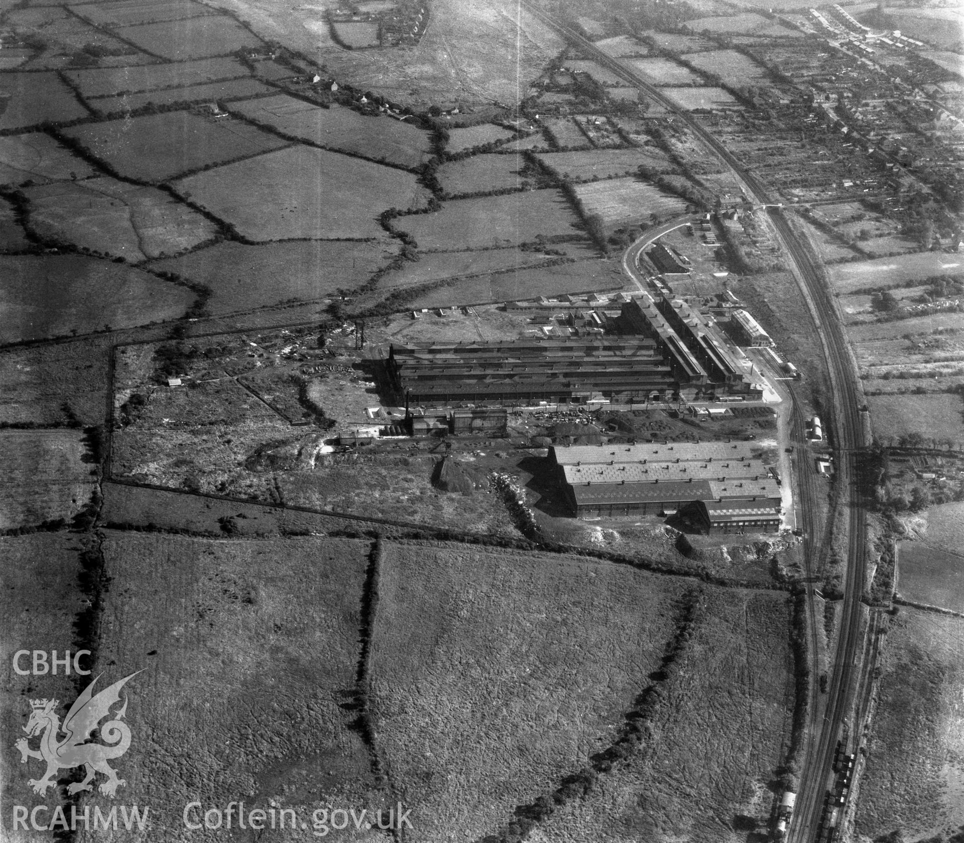 View of Gowerton aluminium factory (with wartime camouflage)