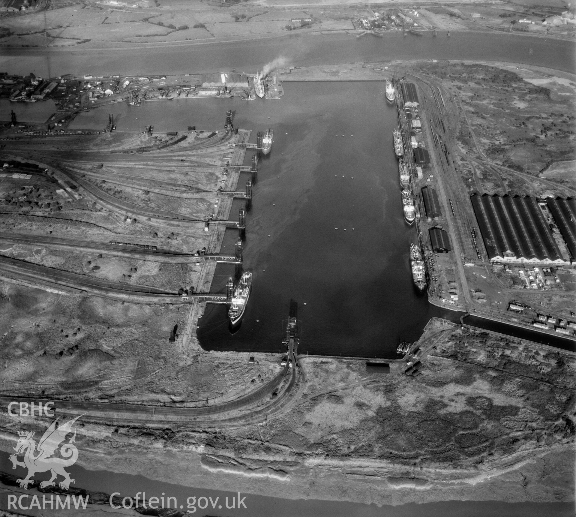 View of Newport Docks