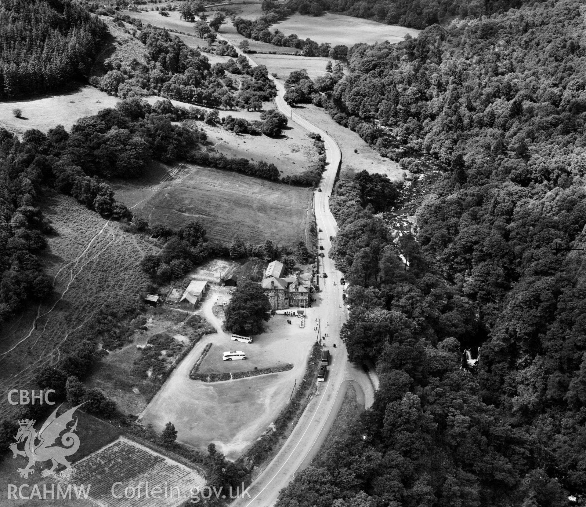 View of Swallow Falls Hotel, Betws-y-Coed