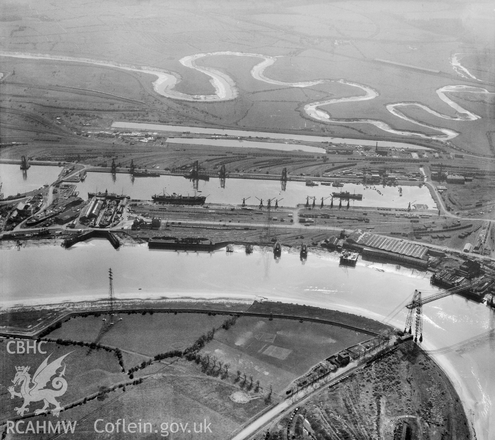 View of Newport Docks