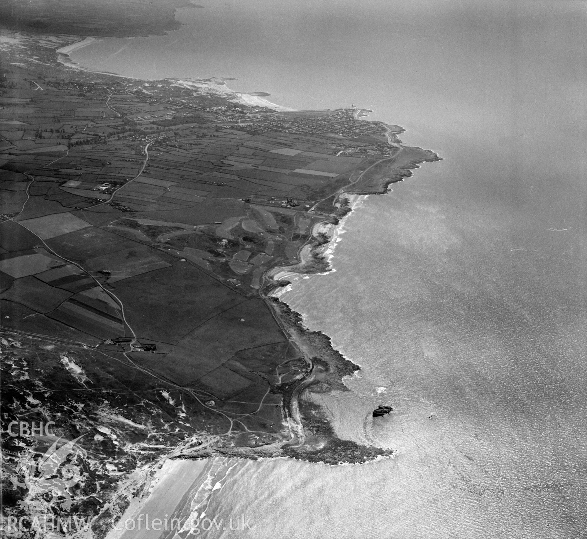 Distant view of Porthcawl