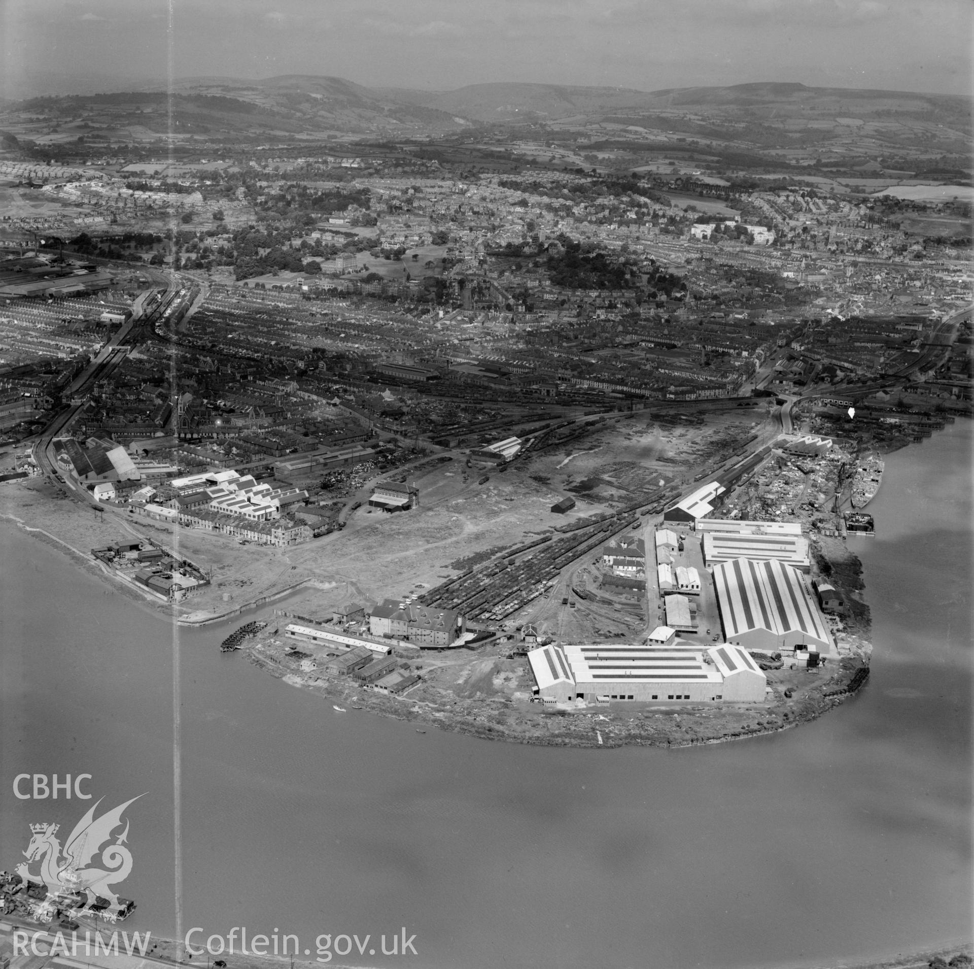 View of new Westgate works, Newport