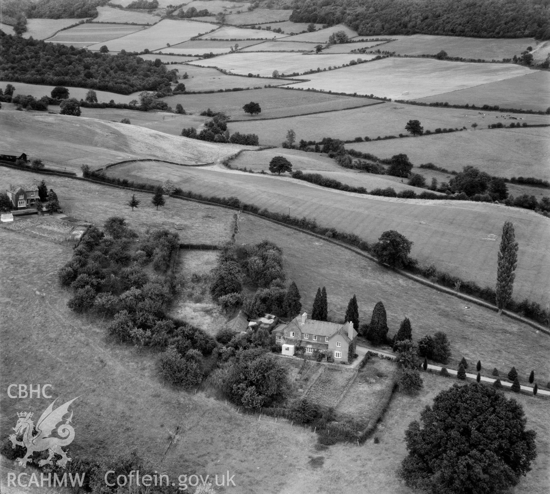 View showing Summerleas, Dixton, labelled "S.W.B. Summers, Monmouth".