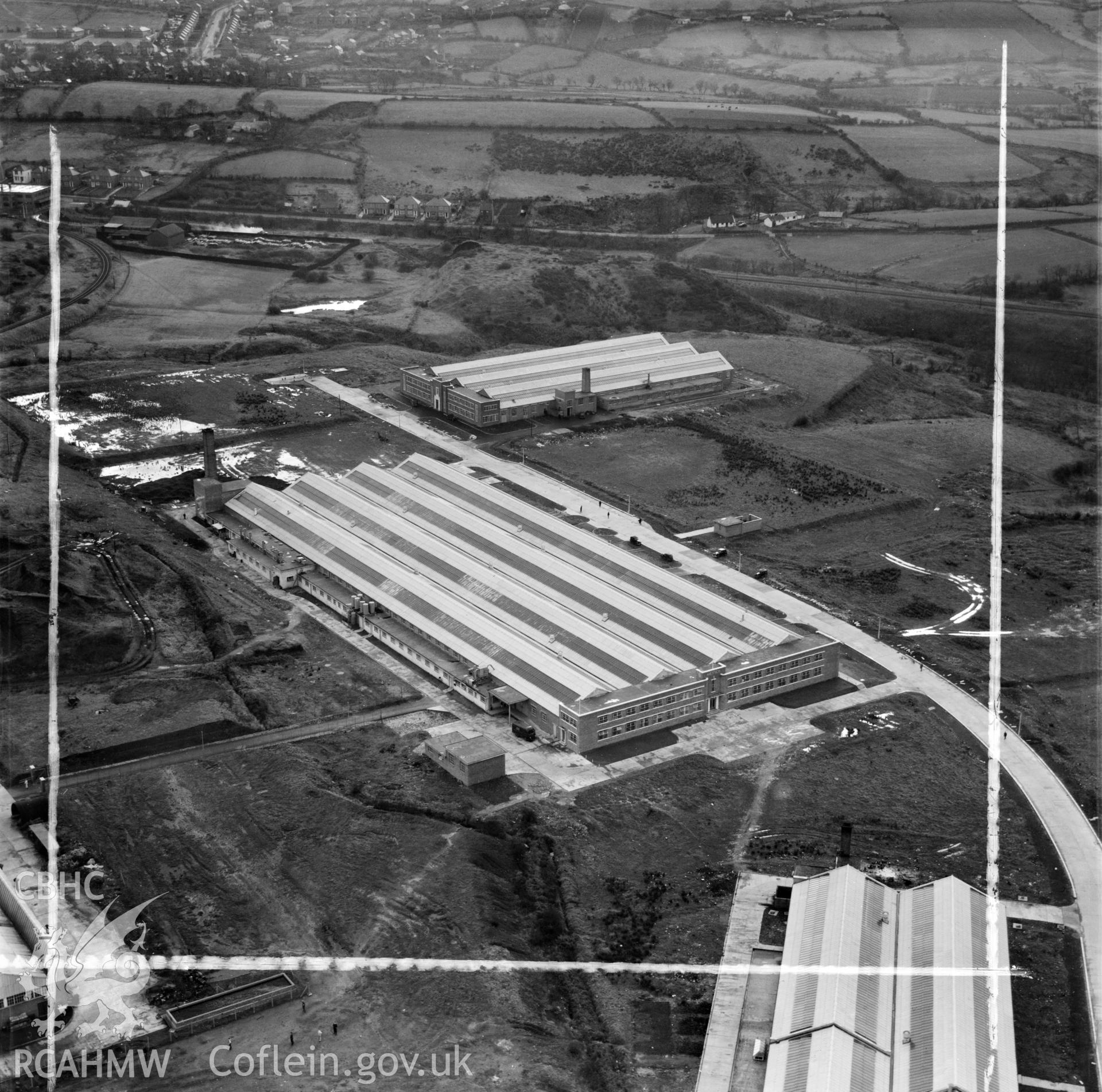 View of Mettoy factory, Fforestfach showing building 'W'