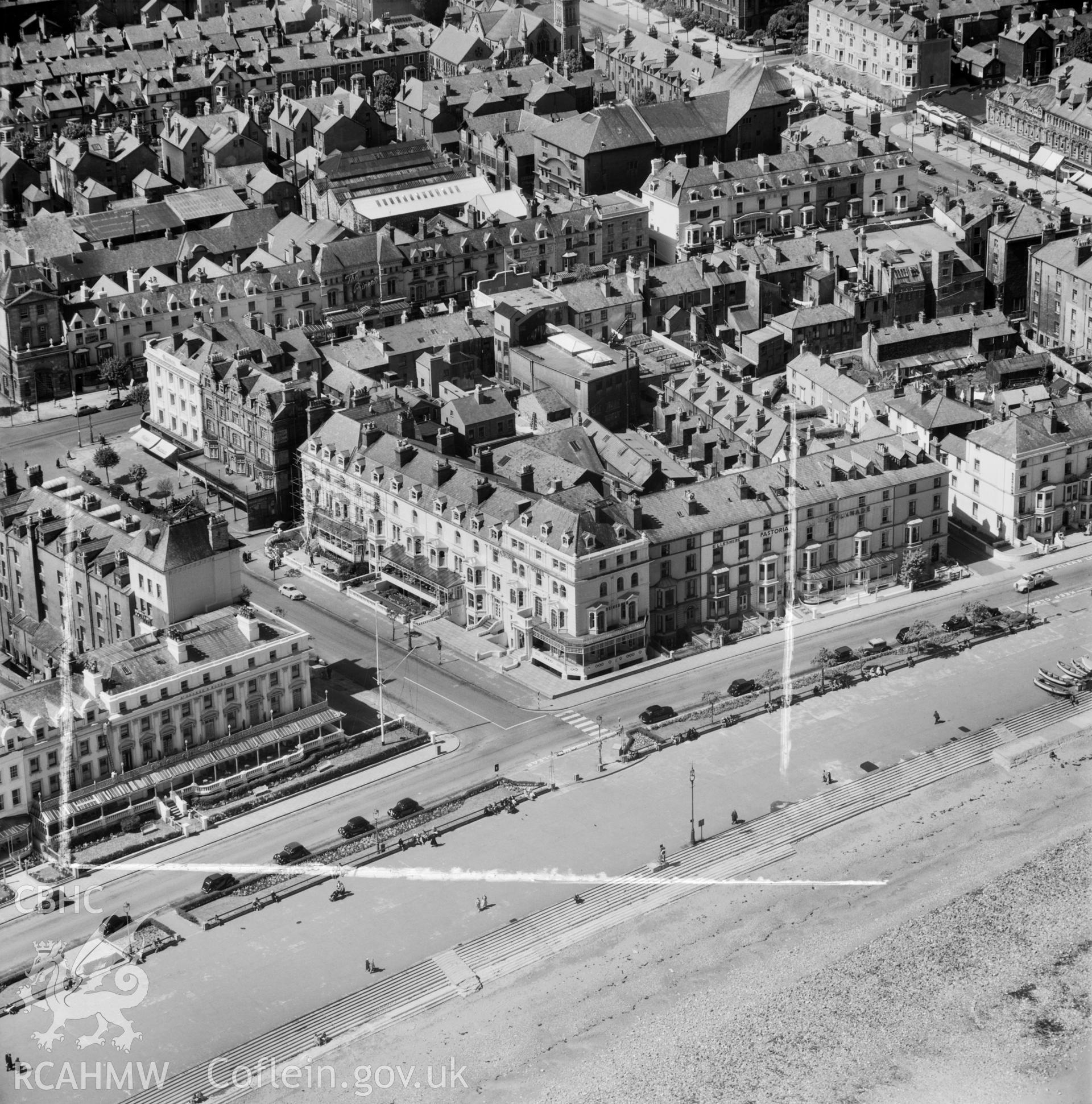 View of Llandundo showing Brinkburn Hotel, commissioned by R. Birchal