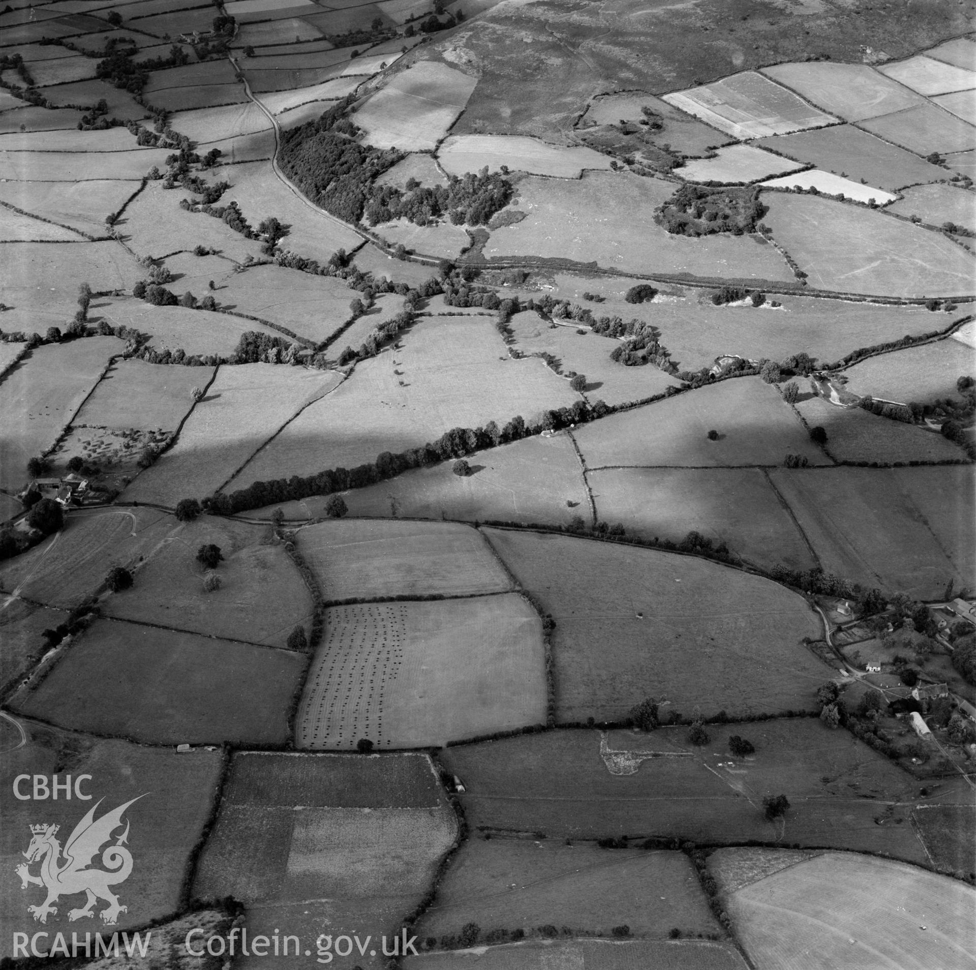 Distant view of Rodd & the Lugg Valley