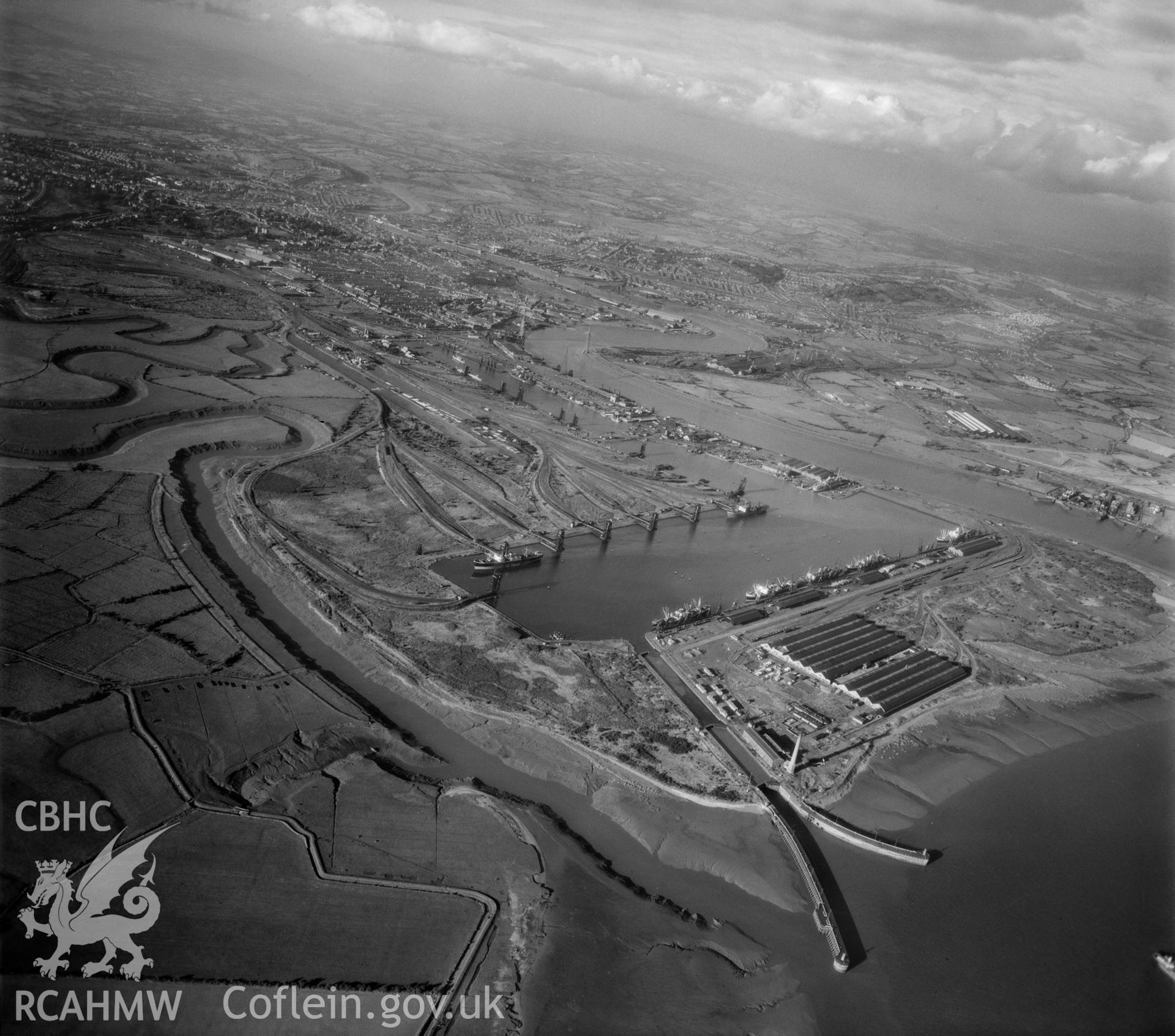 View of Newport Docks