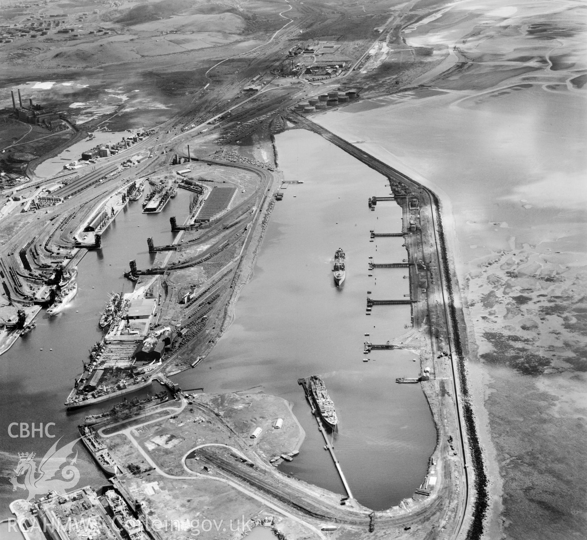 View of Swansea Docks