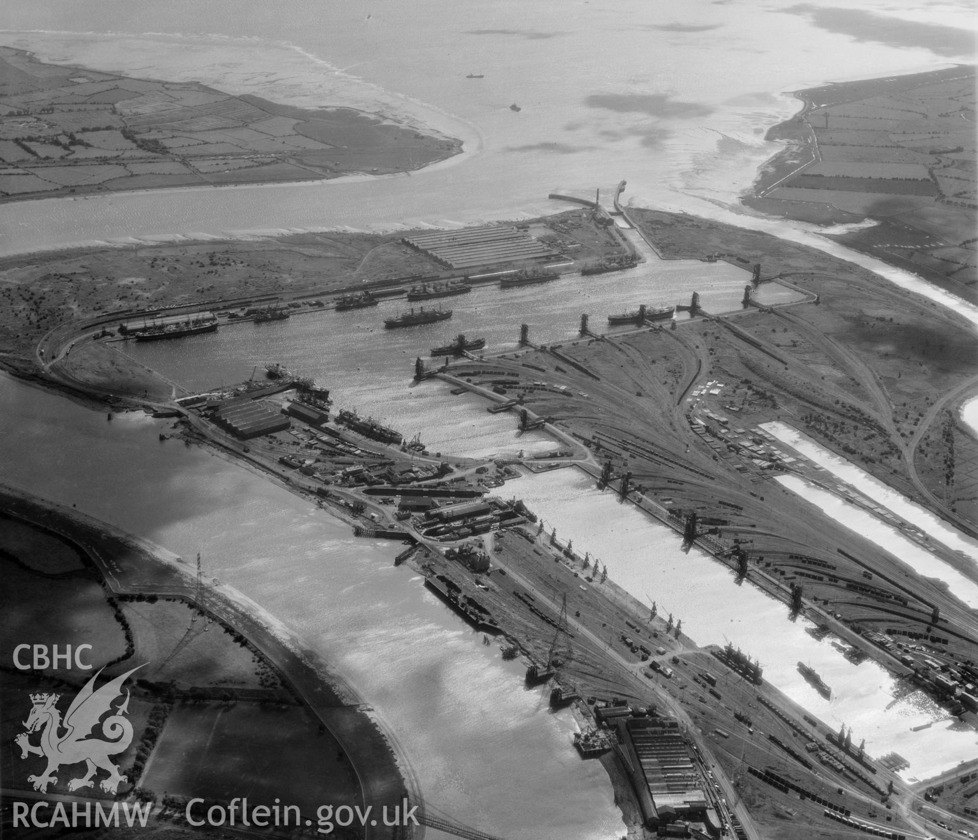 General view of newport docks