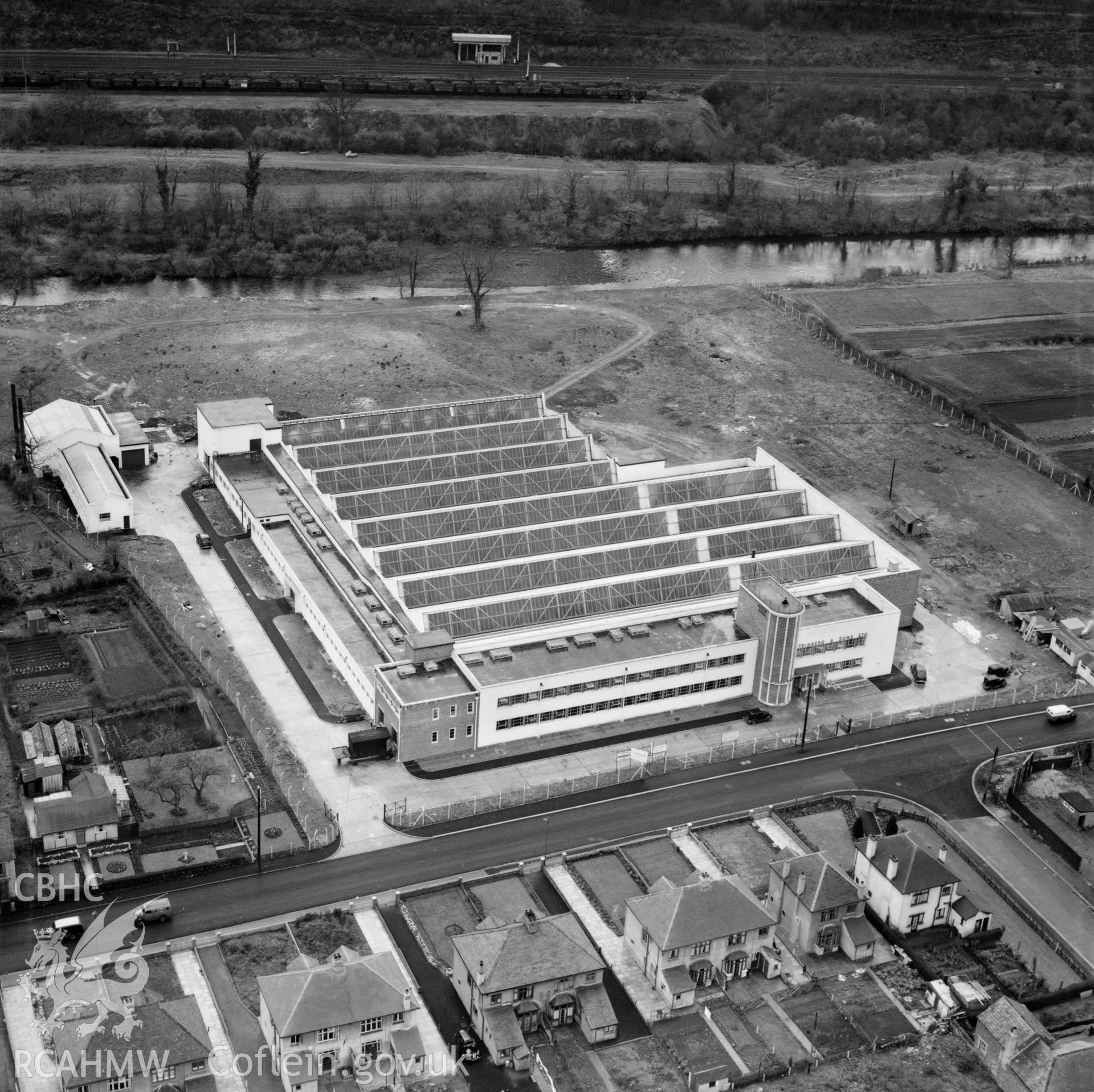 View of Steinburg & Sons - Alexon clothing factory, Hawthorn, Pontypridd
