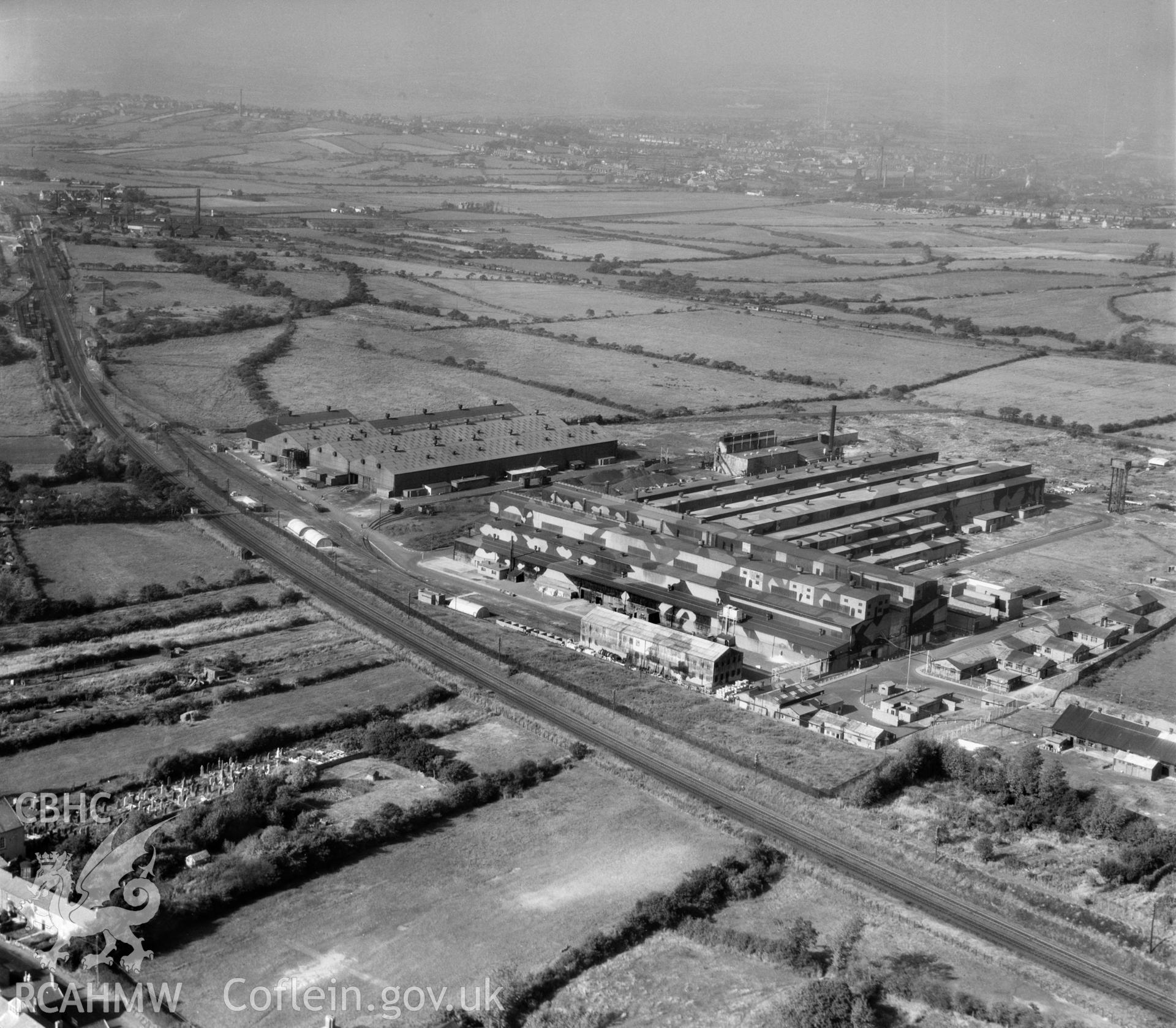 View of Gowerton aluminium factory (with wartime camouflage)