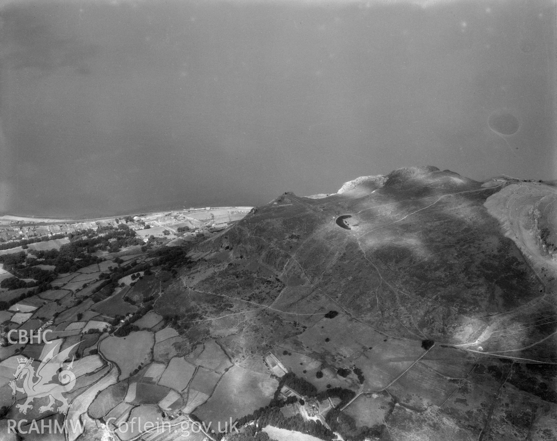 View of Penmaenmawr quarry