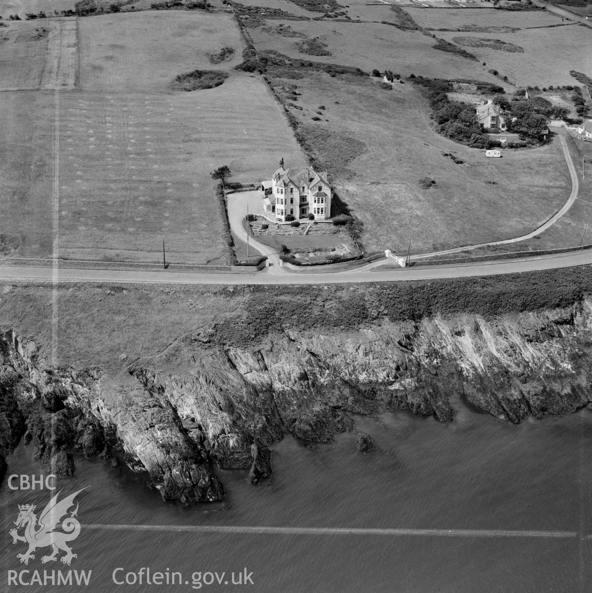 View of the Tre-Castell Hotel, Bull Bay