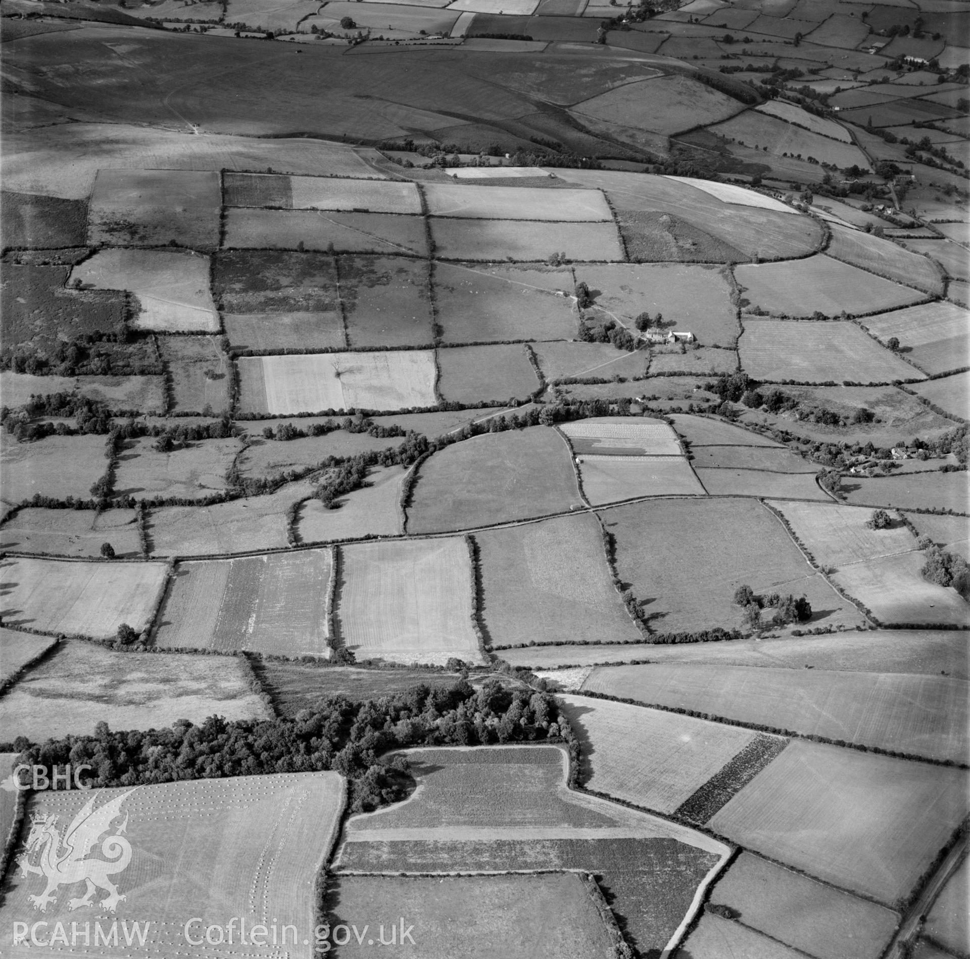 Distant view of Rodd & the Lugg Valley