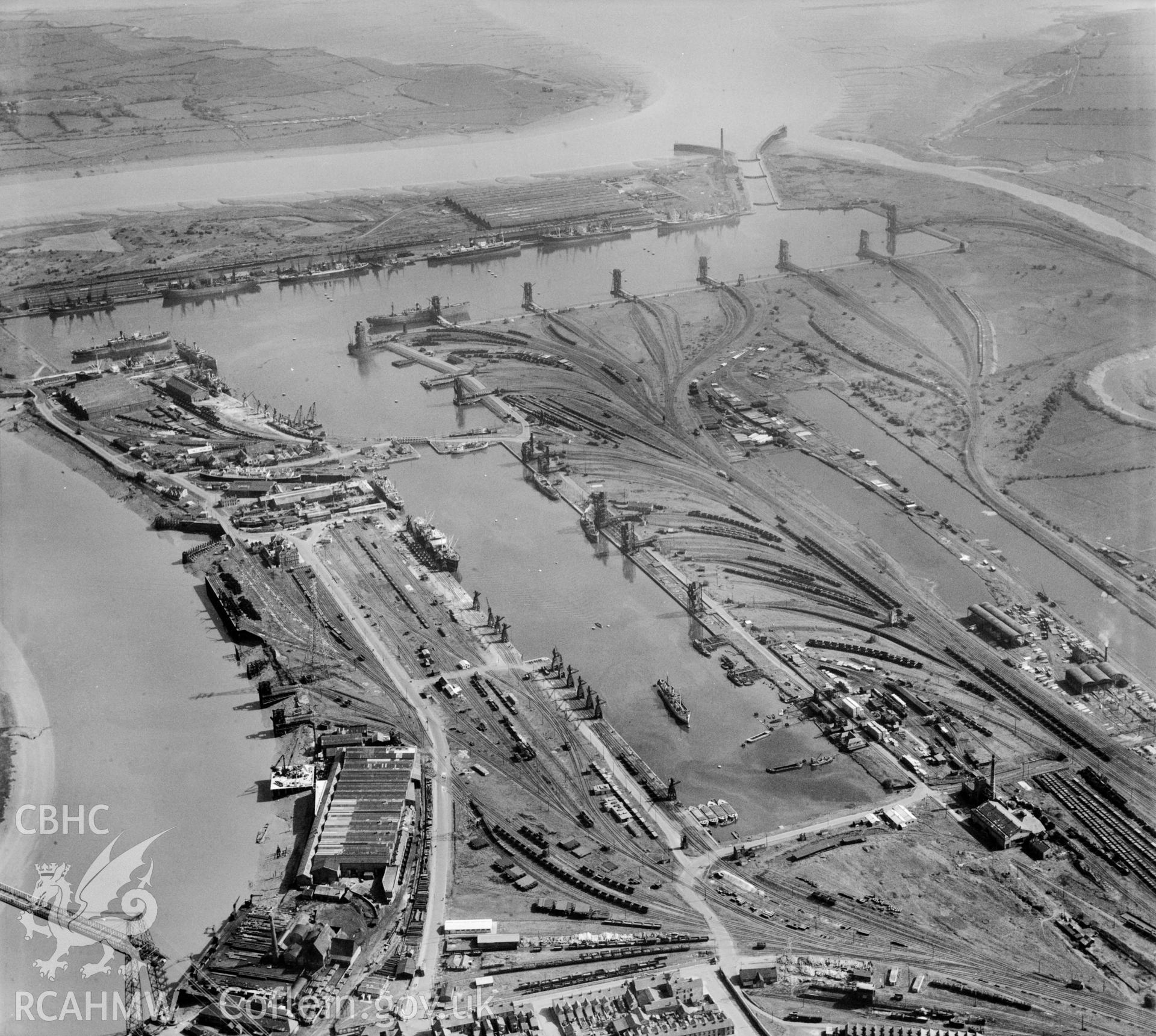 View of Newport Docks