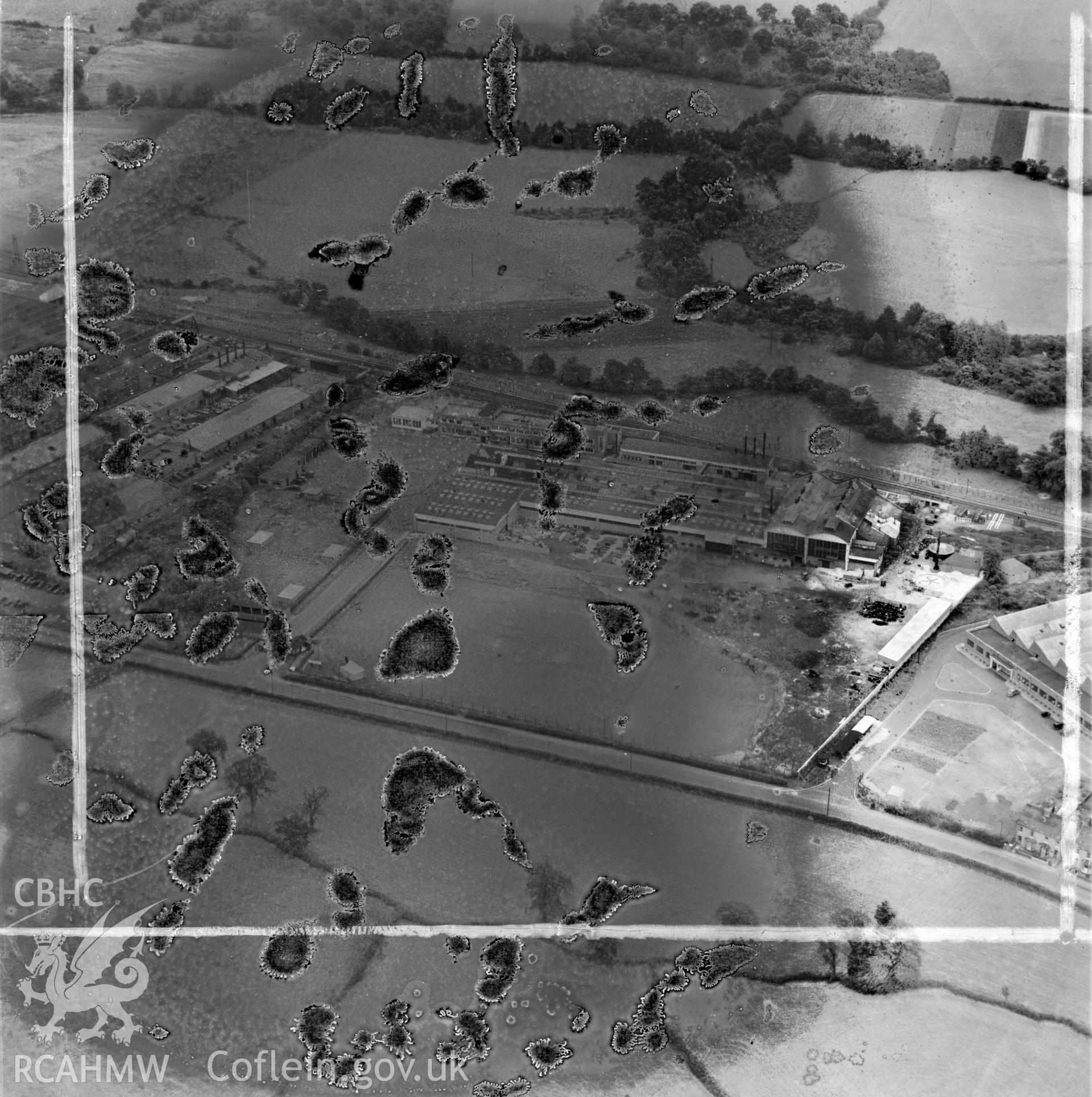 View of Saunders Valve factory, Cwmbran
