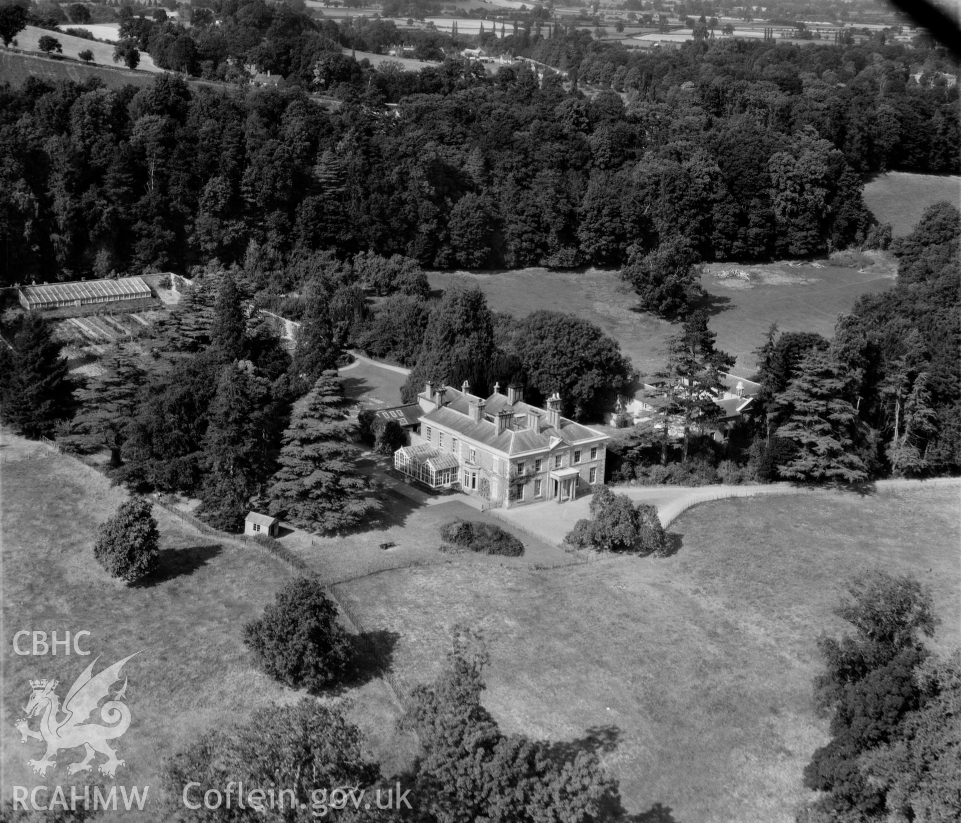 View of Garthmyl (photograph commissioned by Capt. H. Bromley-Way)