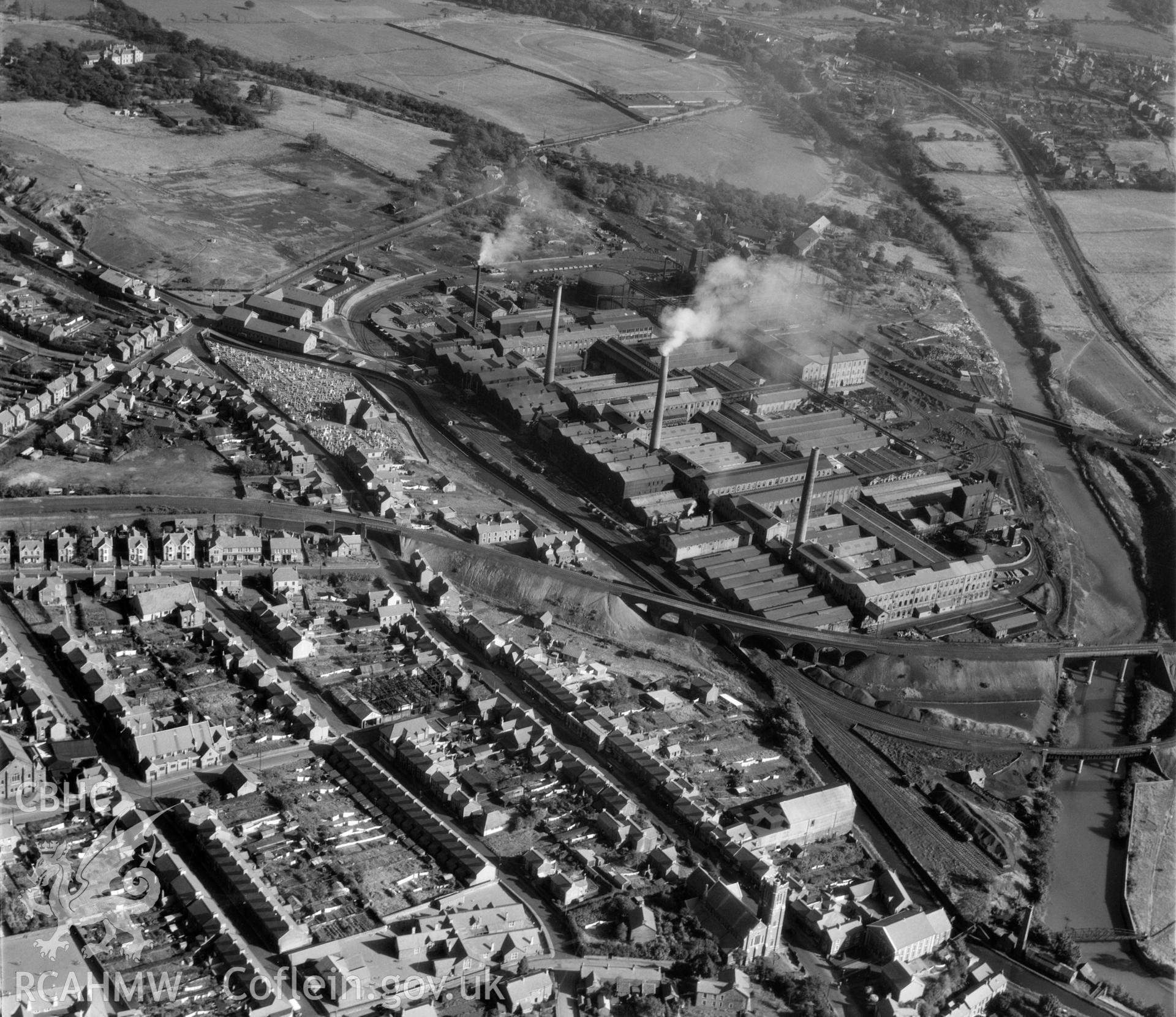 View of the Mond Nickel works showing Clydach