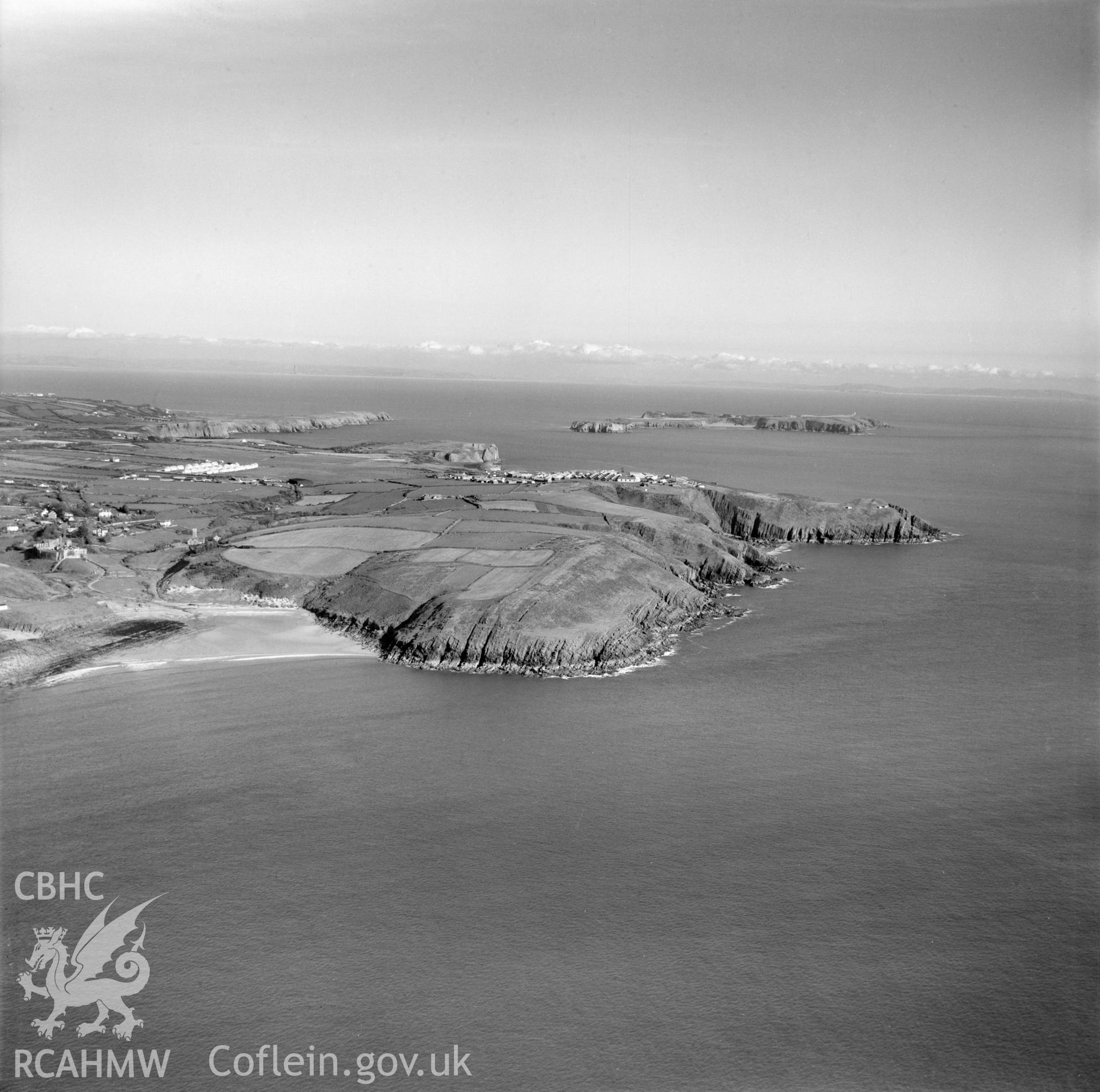 Landscape view of East Moor Cliff