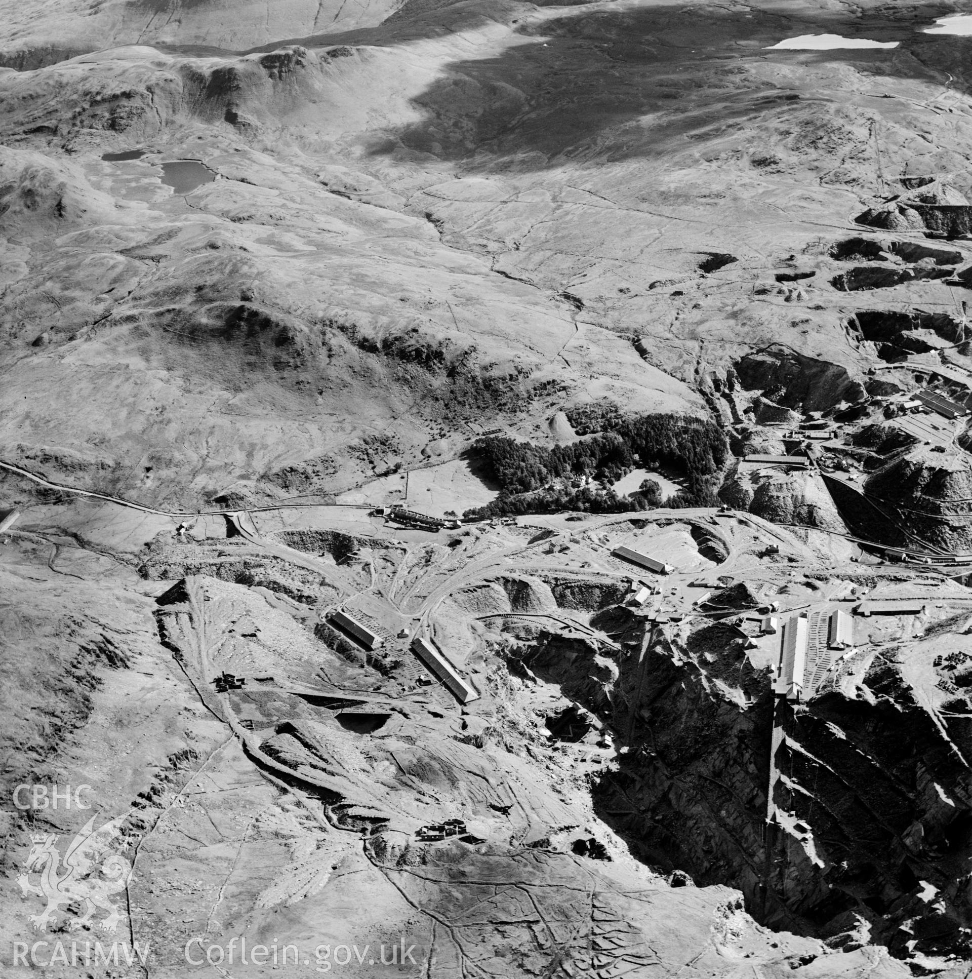 View of Madoc quarry, Blaenau Ffestiniog, commissioned by Cawood Wharton & Co. Ltd.