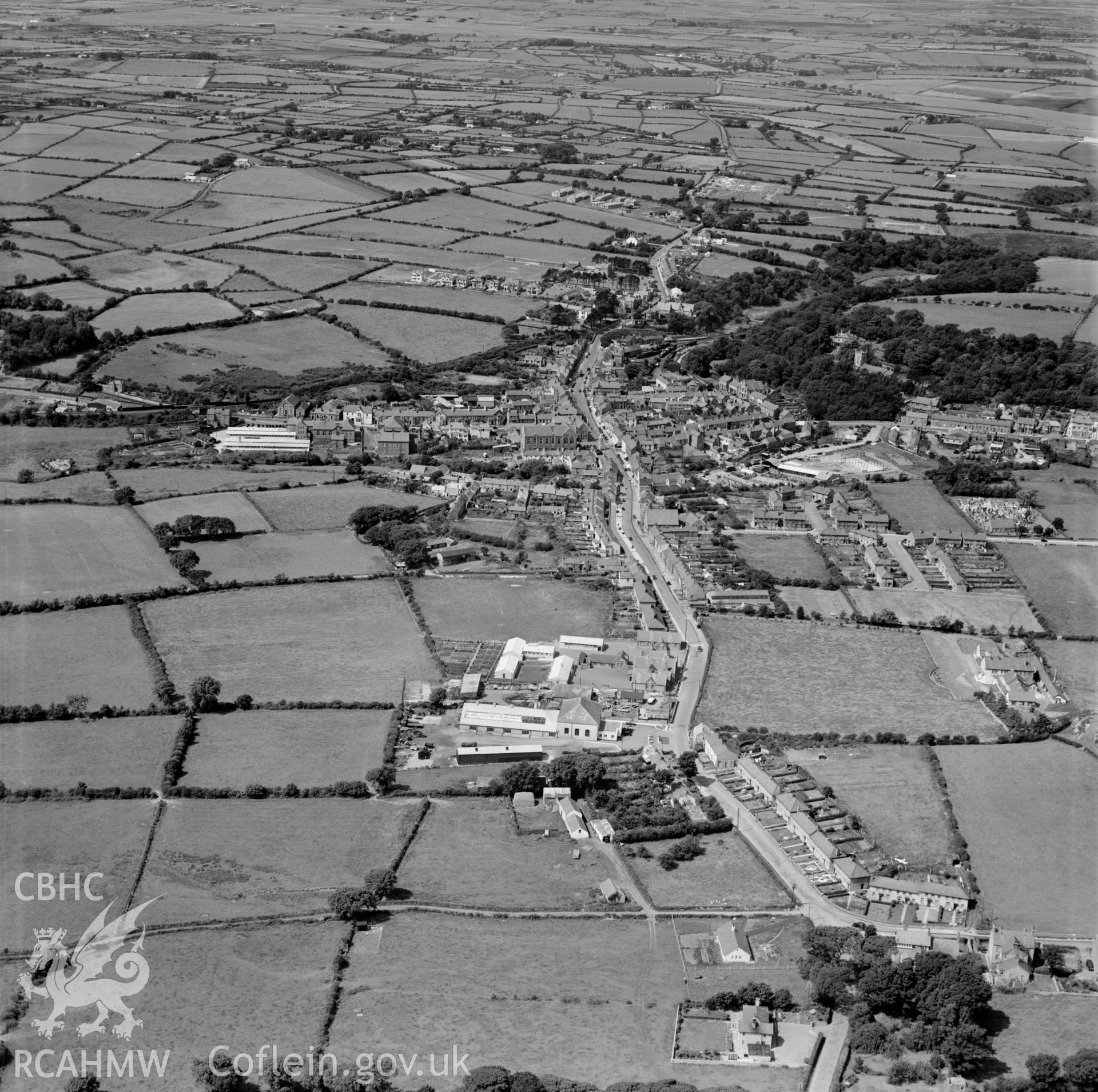 General view of Llangefni