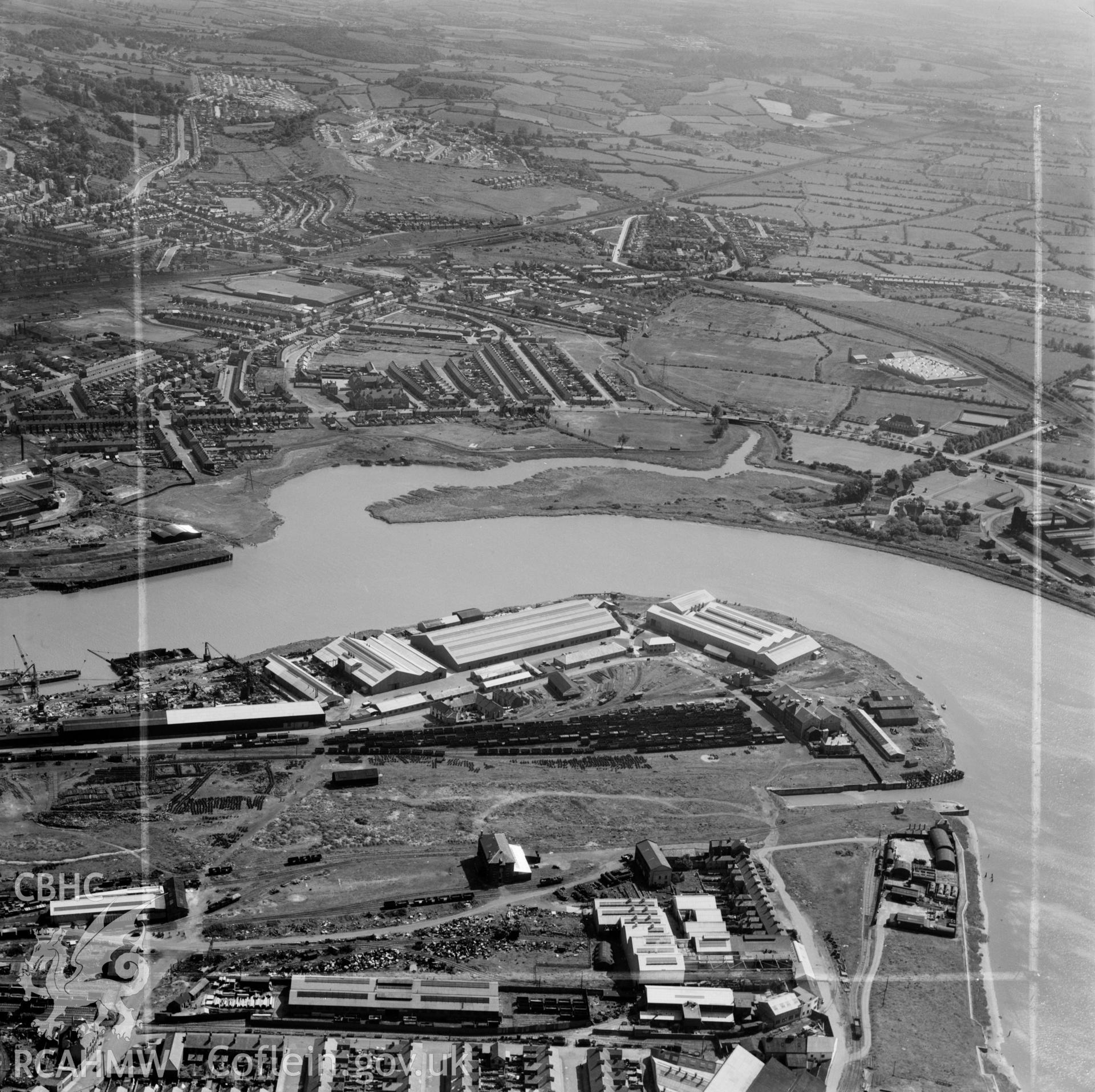 View of new Westgate works, Newport