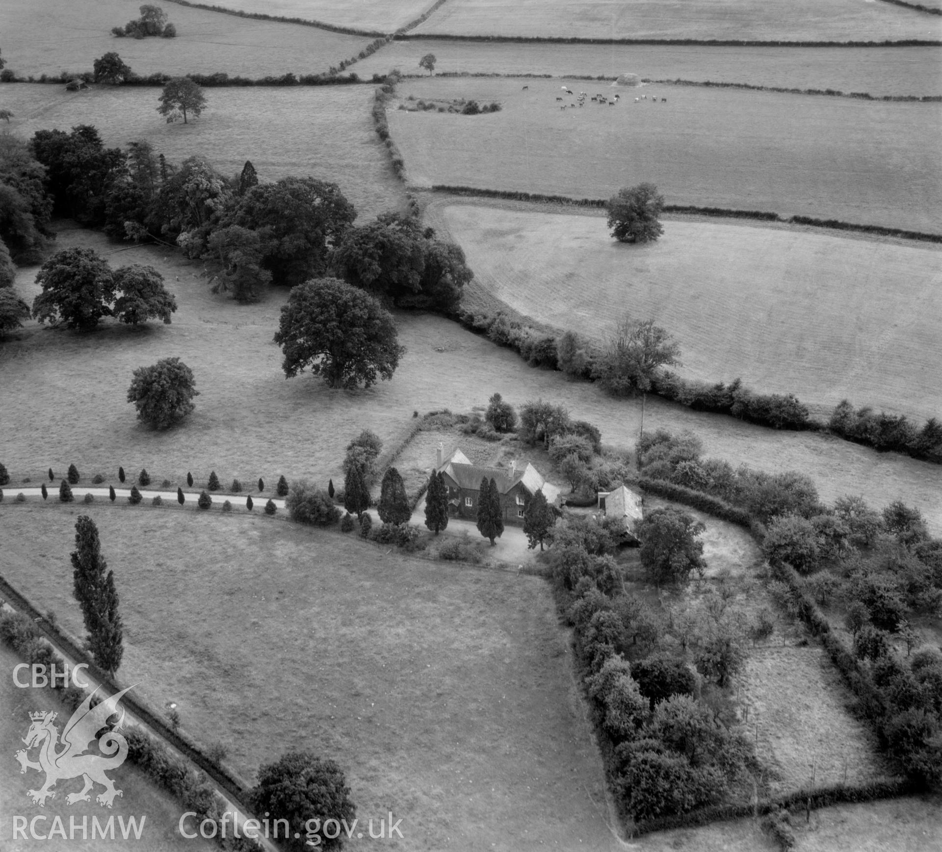 View showing Summerleas, Dixton, labelled "S.W.B. Summers, Monmouth".