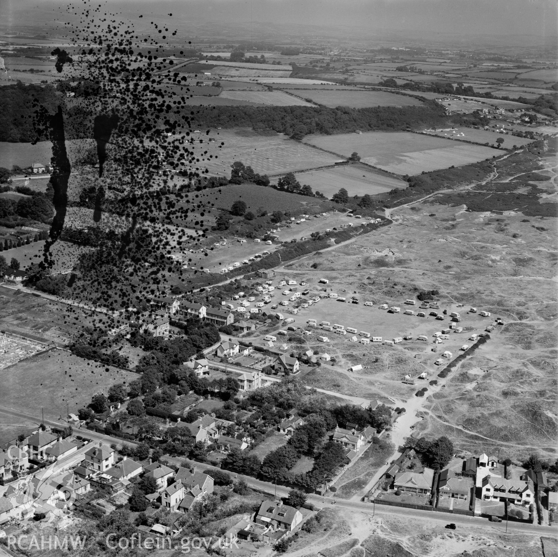 View of the Municipal Holiday Caravan Camp near Porthcawl