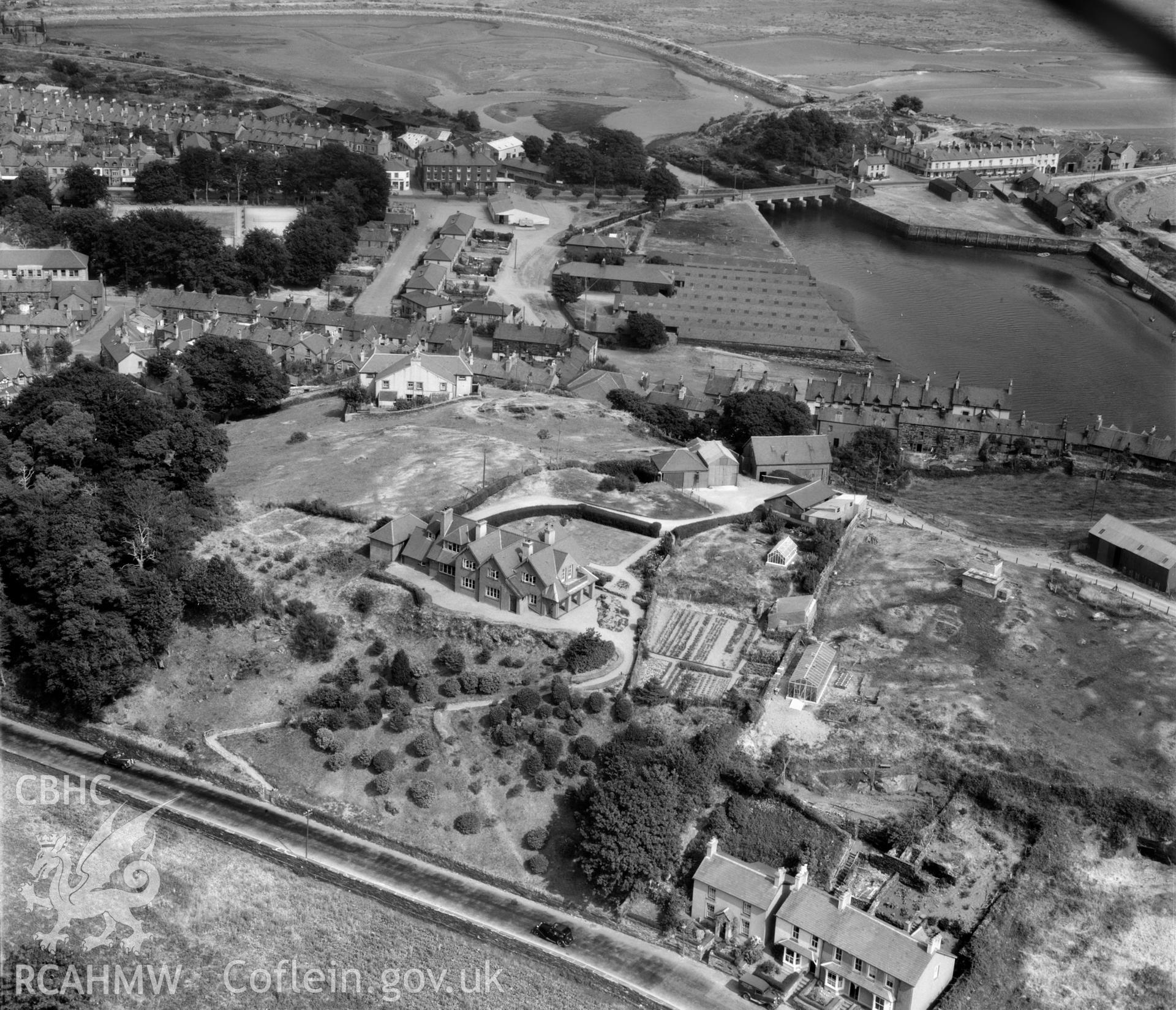 View of Pen-y-Bryn, Garth, Portmadog, commissioned by S. V. Beer, showing Porthmadog