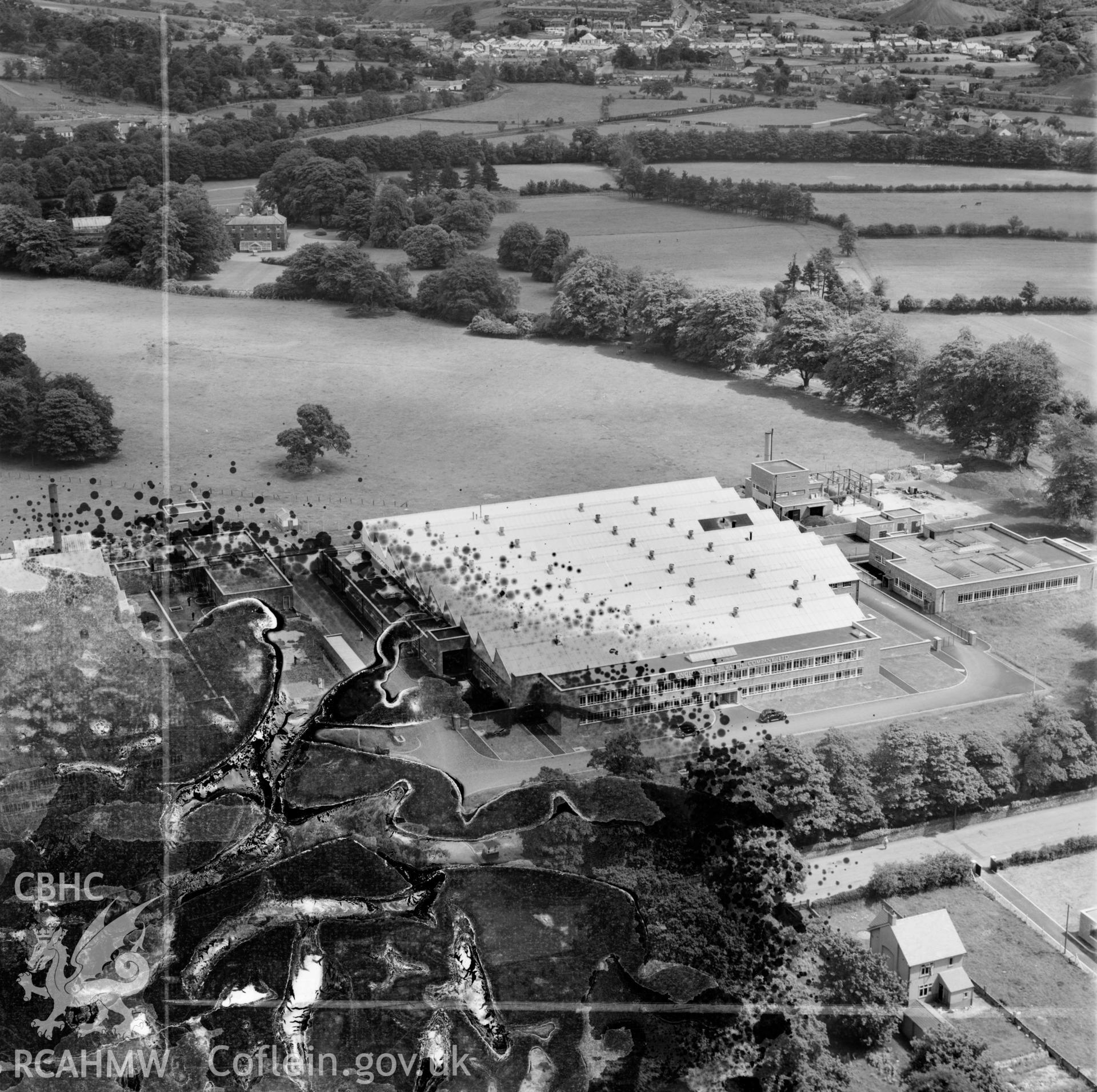 View of Smith's Clock Factory, Gurnos (commissioned by William Cowlin & Son Ltd.)