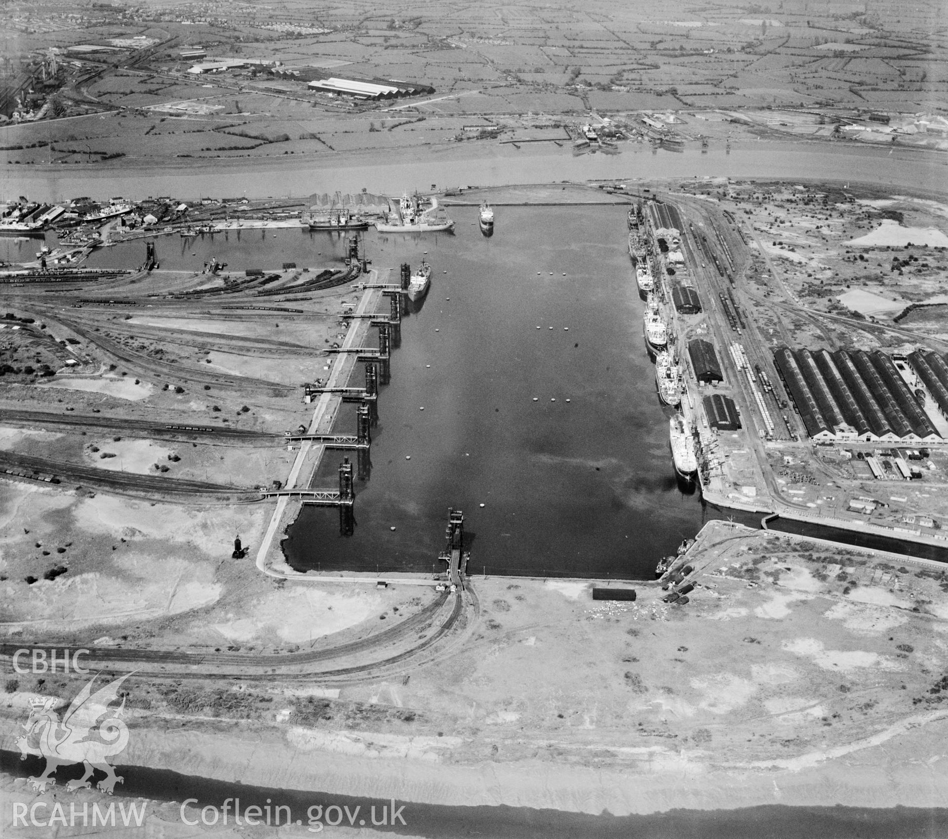 View of Newport Docks