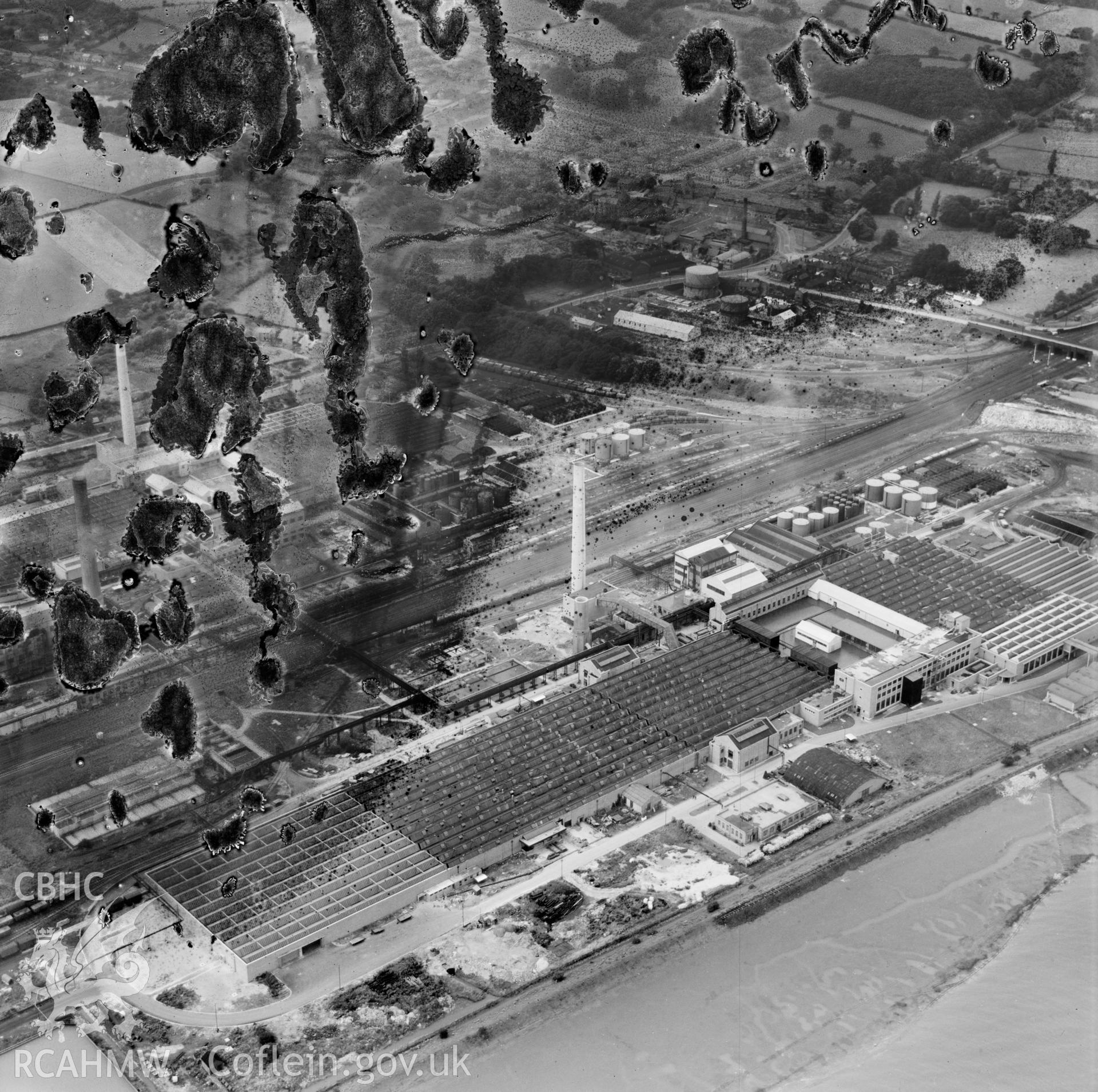 View of Courtaulds Ltd., Greenfields Works, Holywell