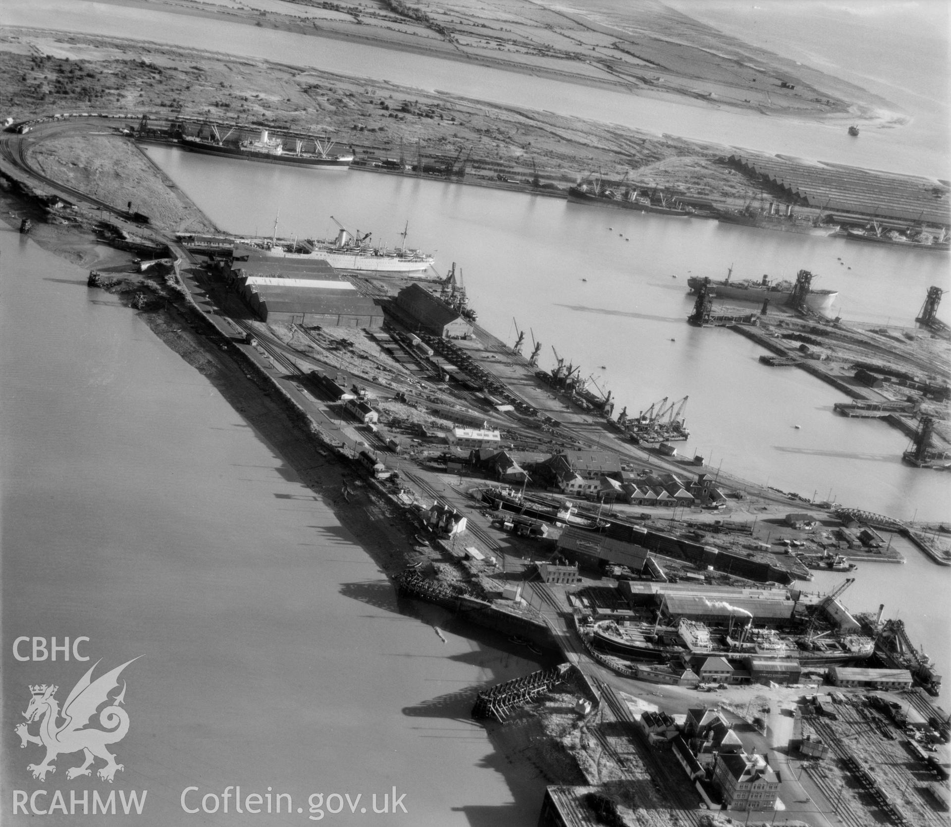 View of Newport Docks