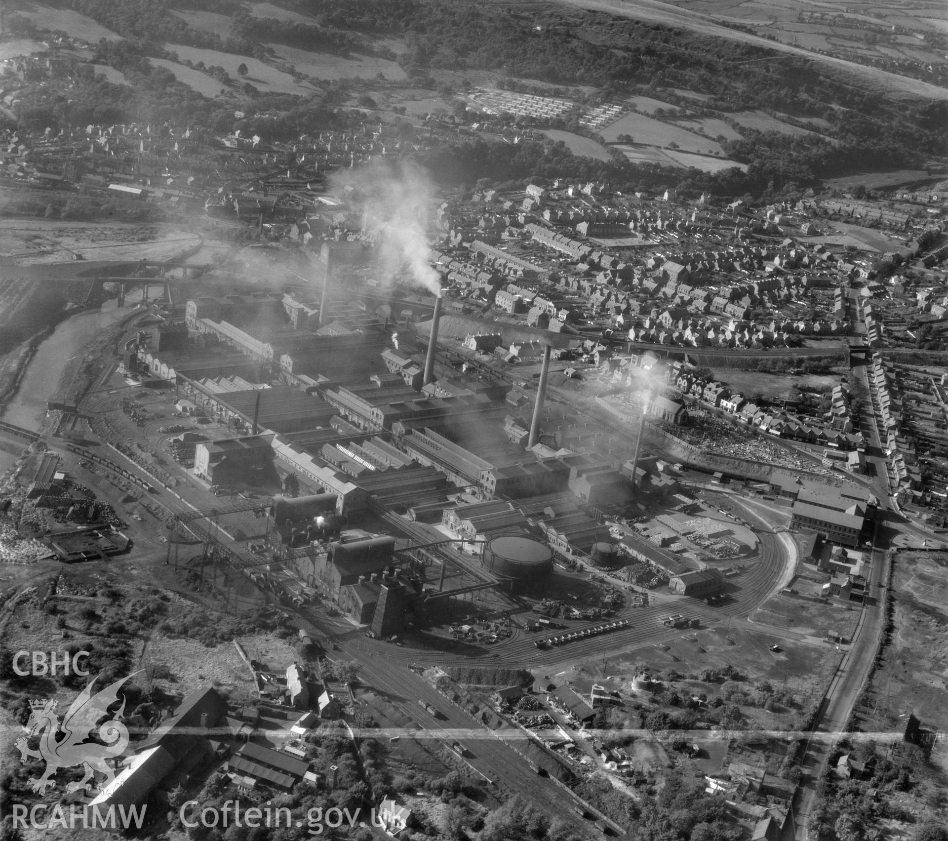 View of the Mond Nickel works showing Clydach