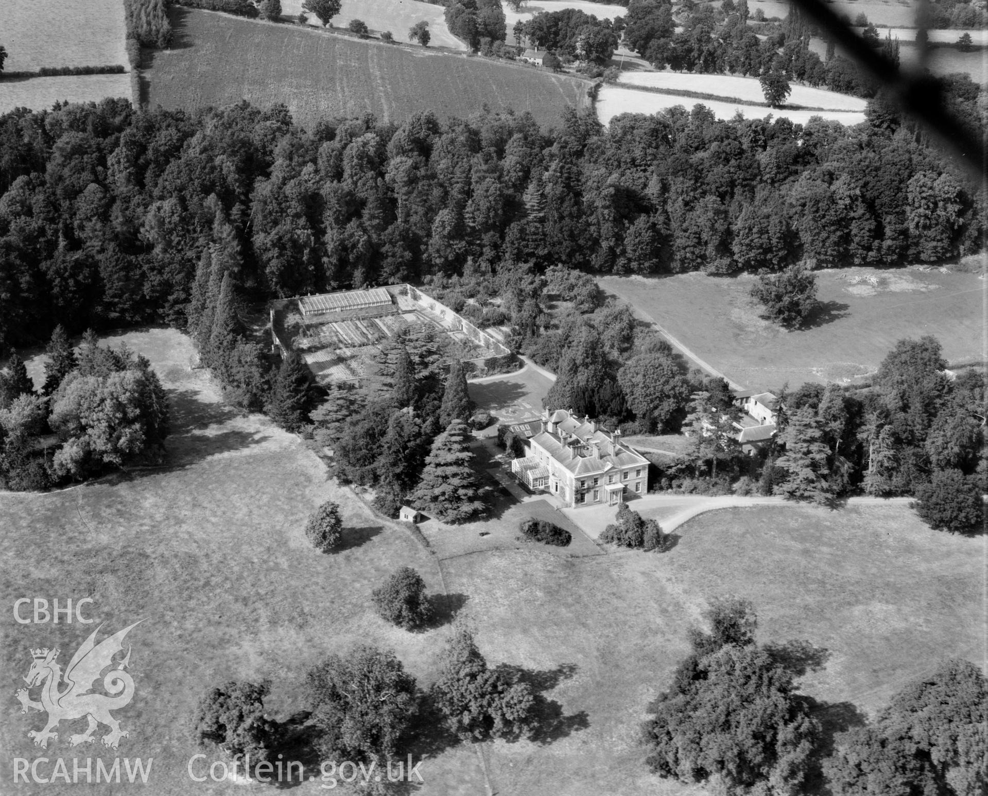 View of Garthmyl (photograph commissioned by Capt. H. Bromley-Way)