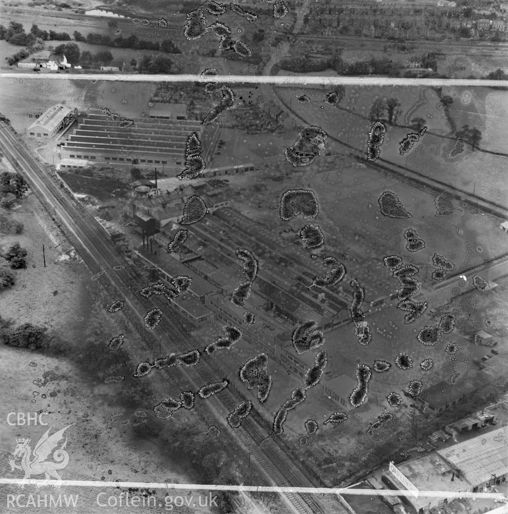 View of Saunders Valve factory, Cwmbran