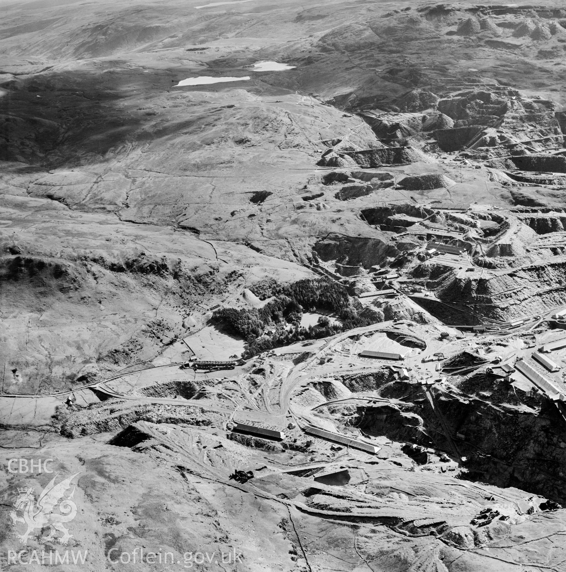 View of Madoc quarry, Blaenau Ffestiniog, commissioned by Cawood Wharton & Co. Ltd.