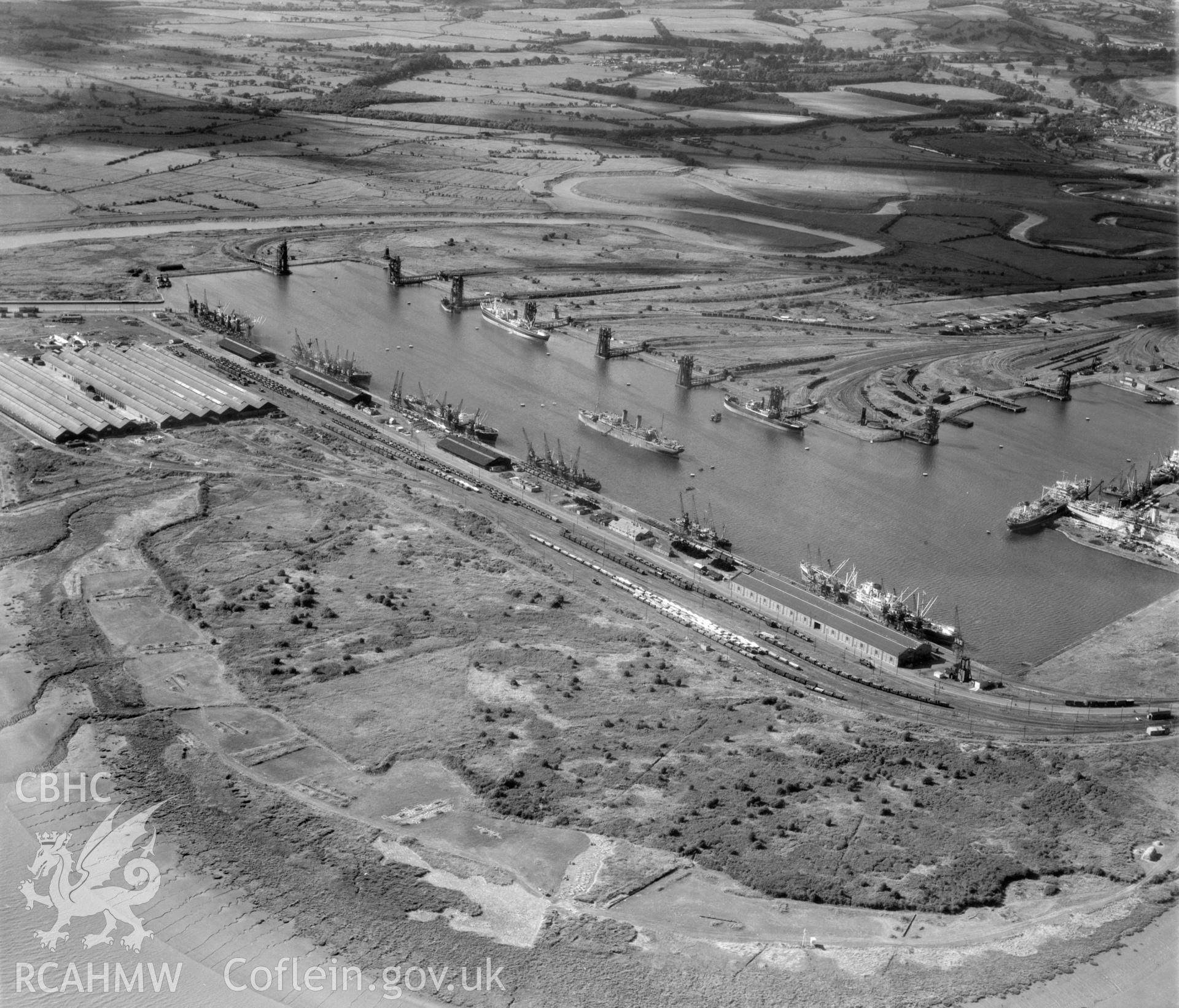 General view of newport docks
