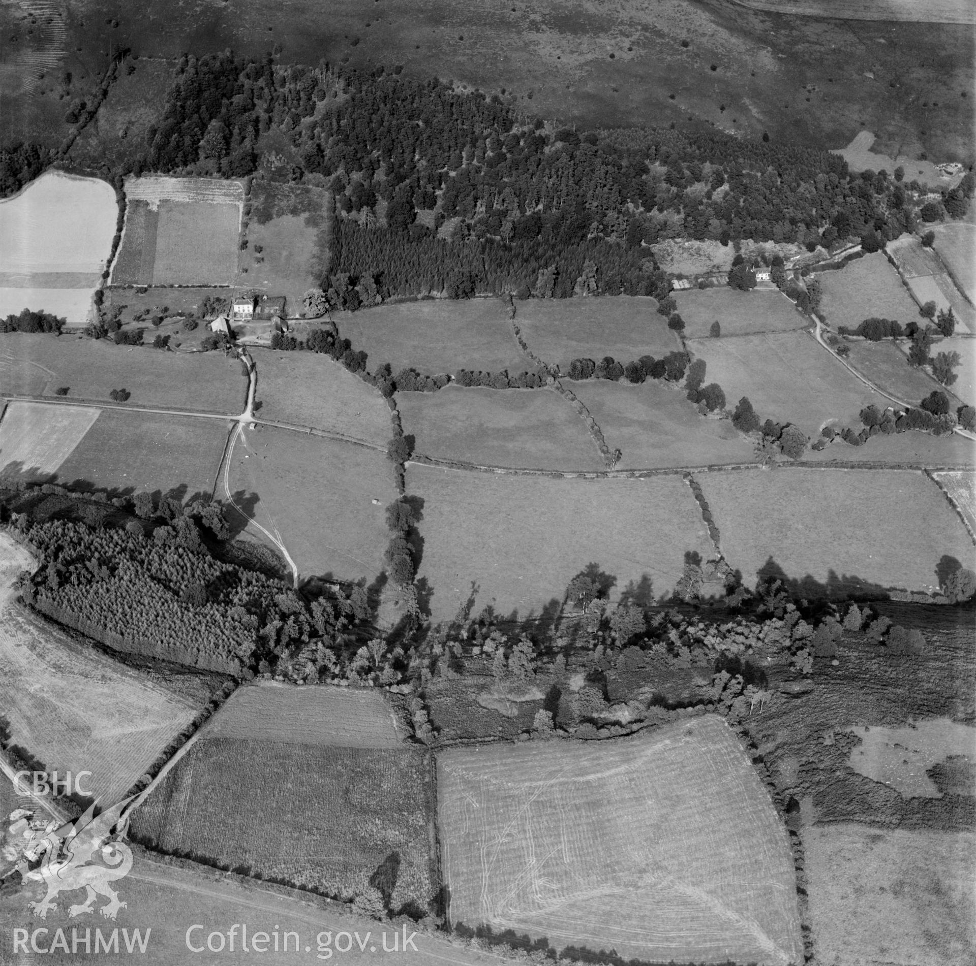 Distant view of Rodd & the Lugg Valley