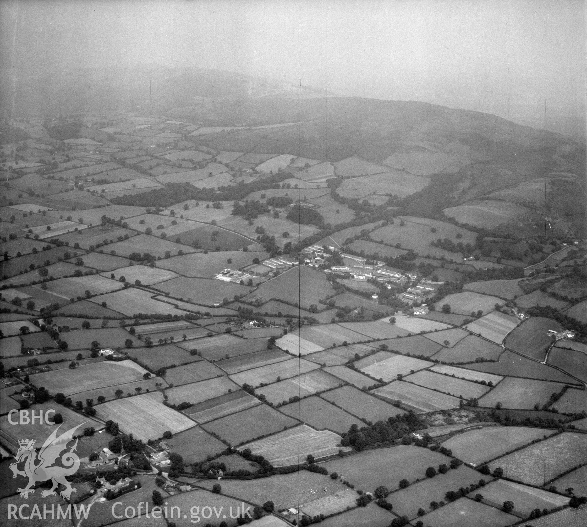 Distant view of King Edward VII Sanatorium, Denbigh