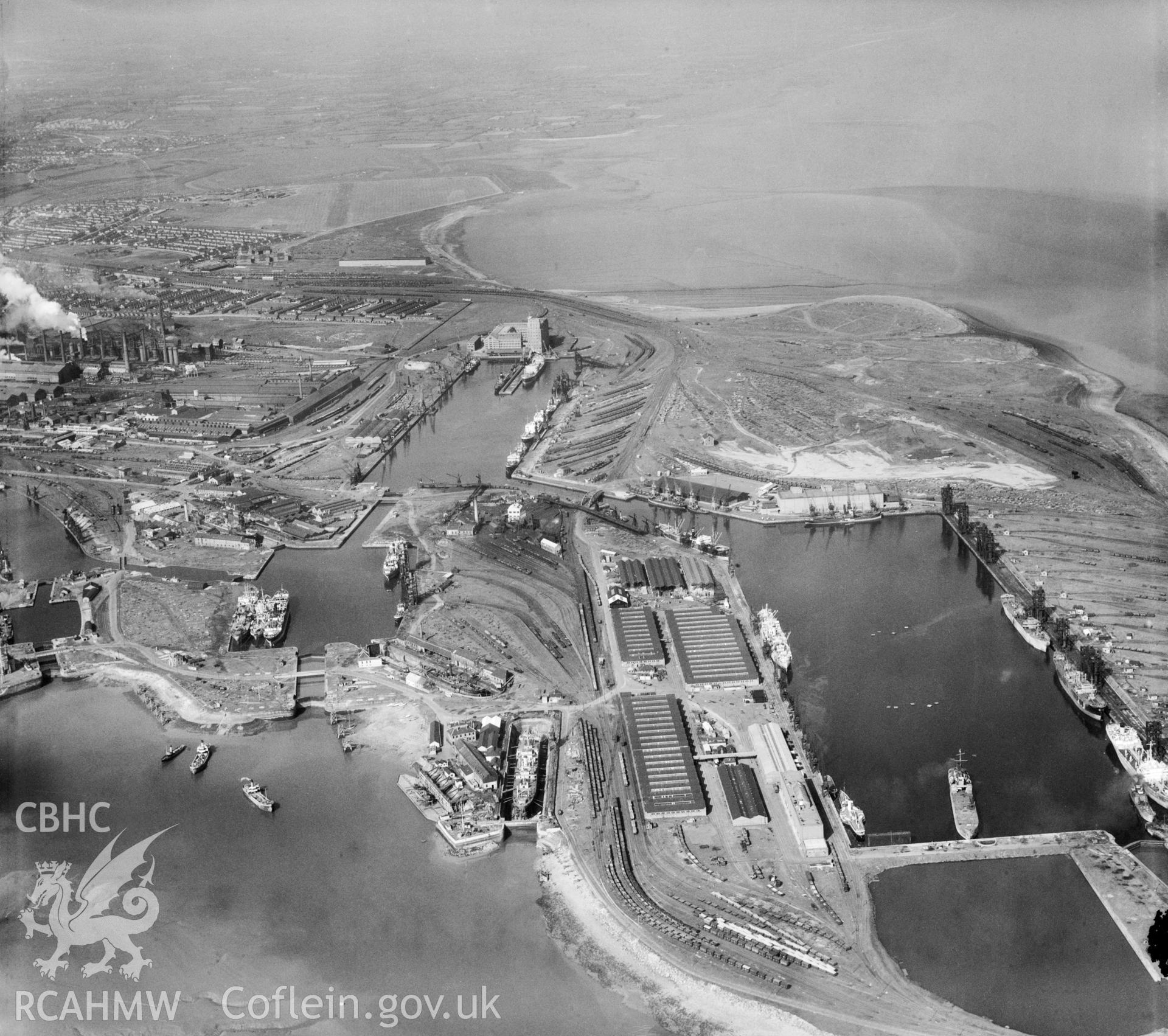 View of Cardiff Docks