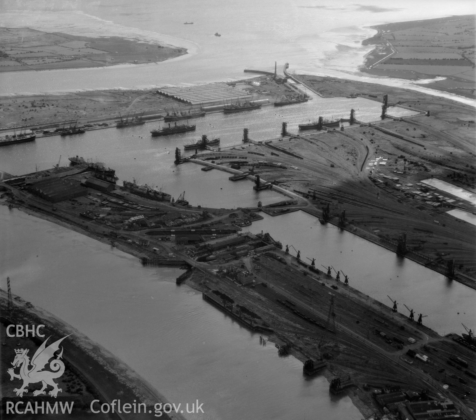 General view of newport docks