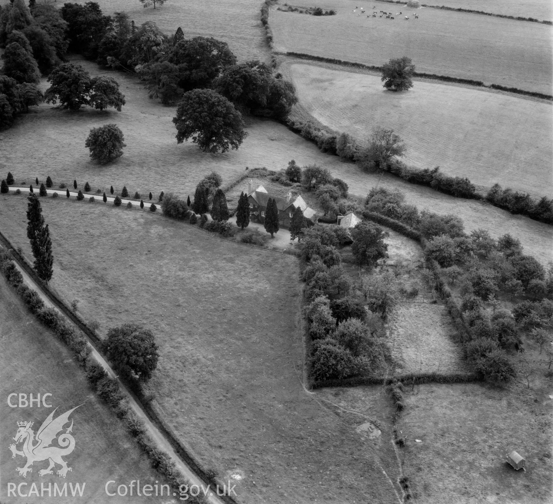 View showing Summerleas, Dixton, labelled "S.W.B. Summers, Monmouth".