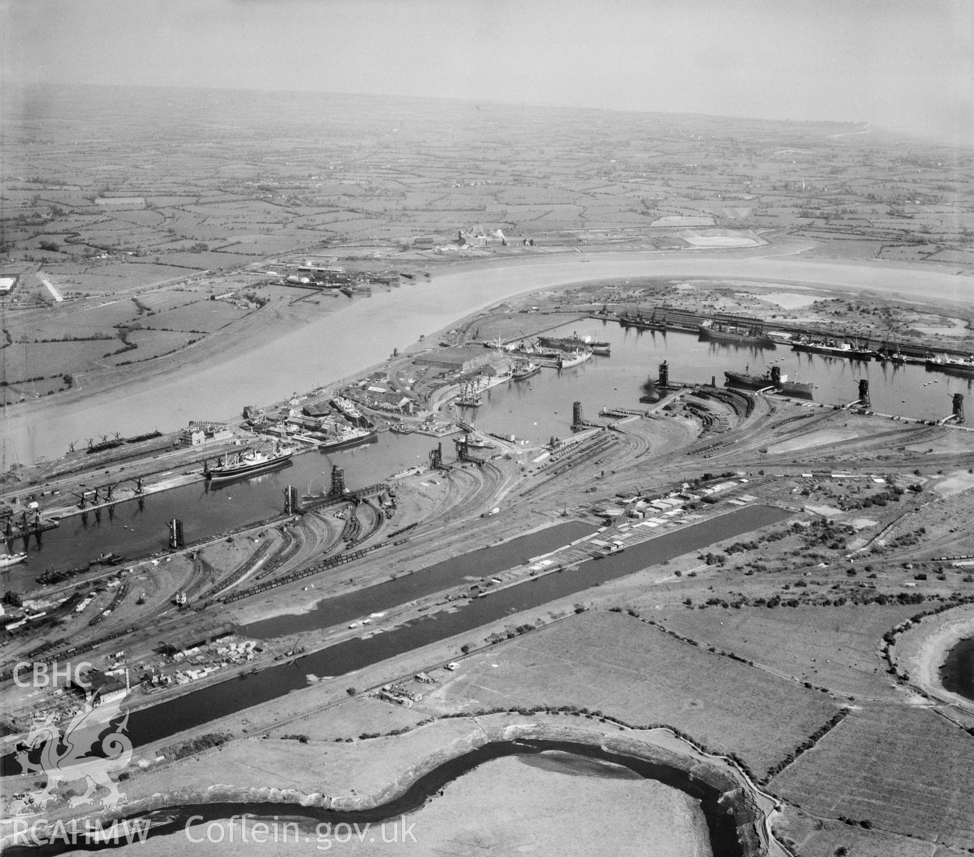 View of Newport Docks