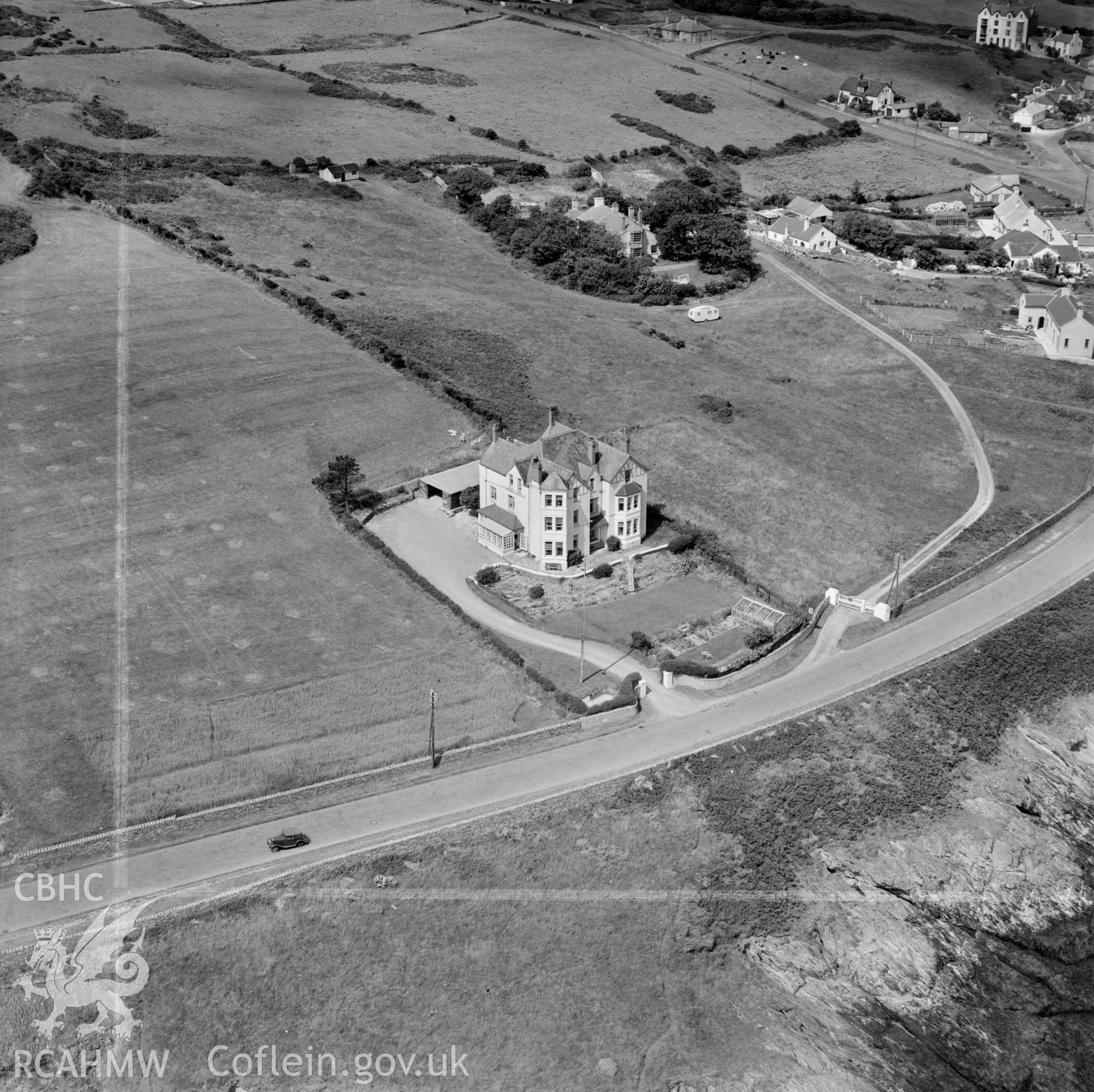 View of the Tre-Castell Hotel, Bull Bay